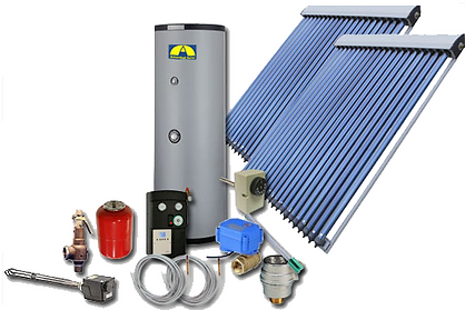 sistema forzado, agua caliente, climatizar piscina, hogares, fábricas