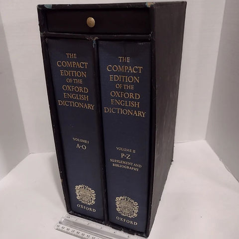 The Compact Edition of the Oxford English Dictionary