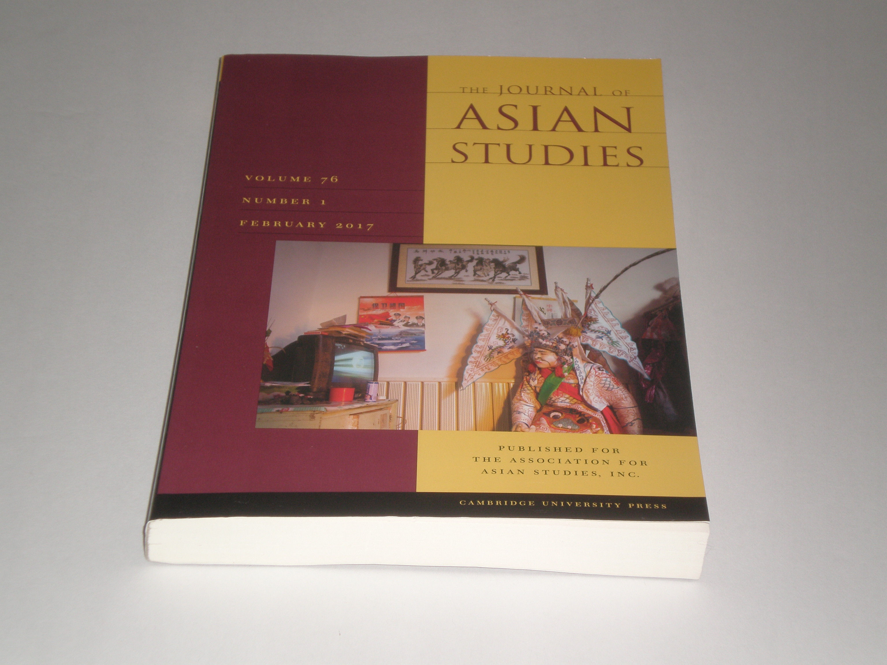 Journal of Asian Studies Volume 76 Number 1 February 2017