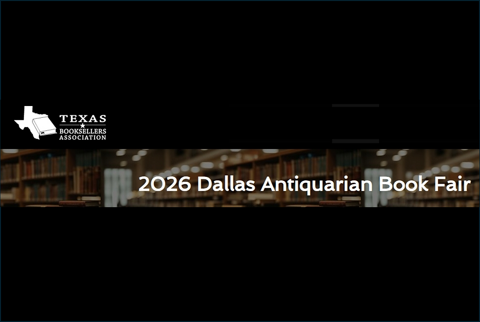 TBA's Dallas Book Fair (Jul 31 - Aug 2, 2026)