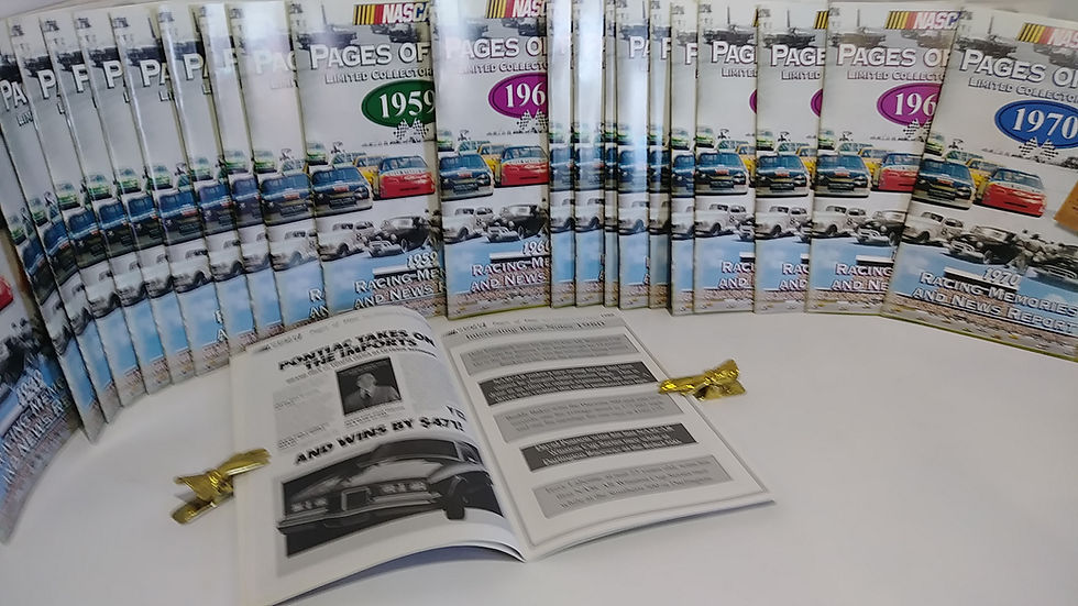 Thumbnail: NASCAR Pages of Time Limited Collectors' Edition 1949-1998