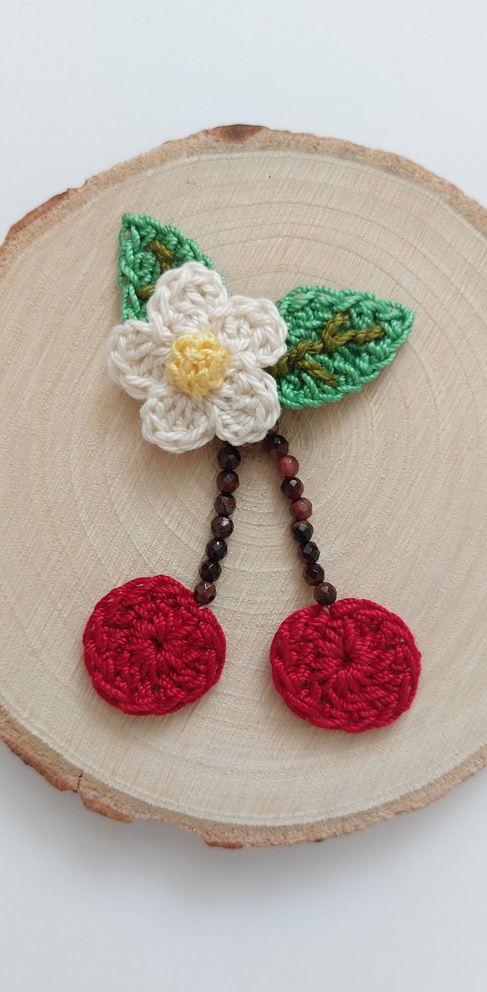 Thumbnail: Crochet Cherries and Grapes