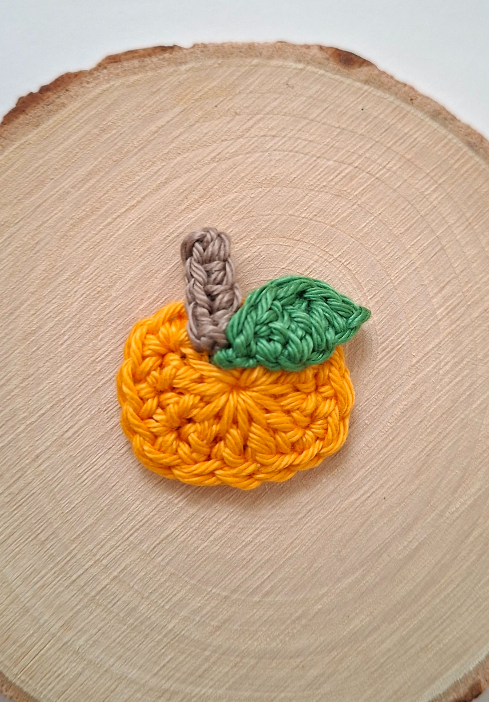 Thumbnail: Handmade Cotton Wool Pumpkin Appliques | Set of 7 Autumn Crafts