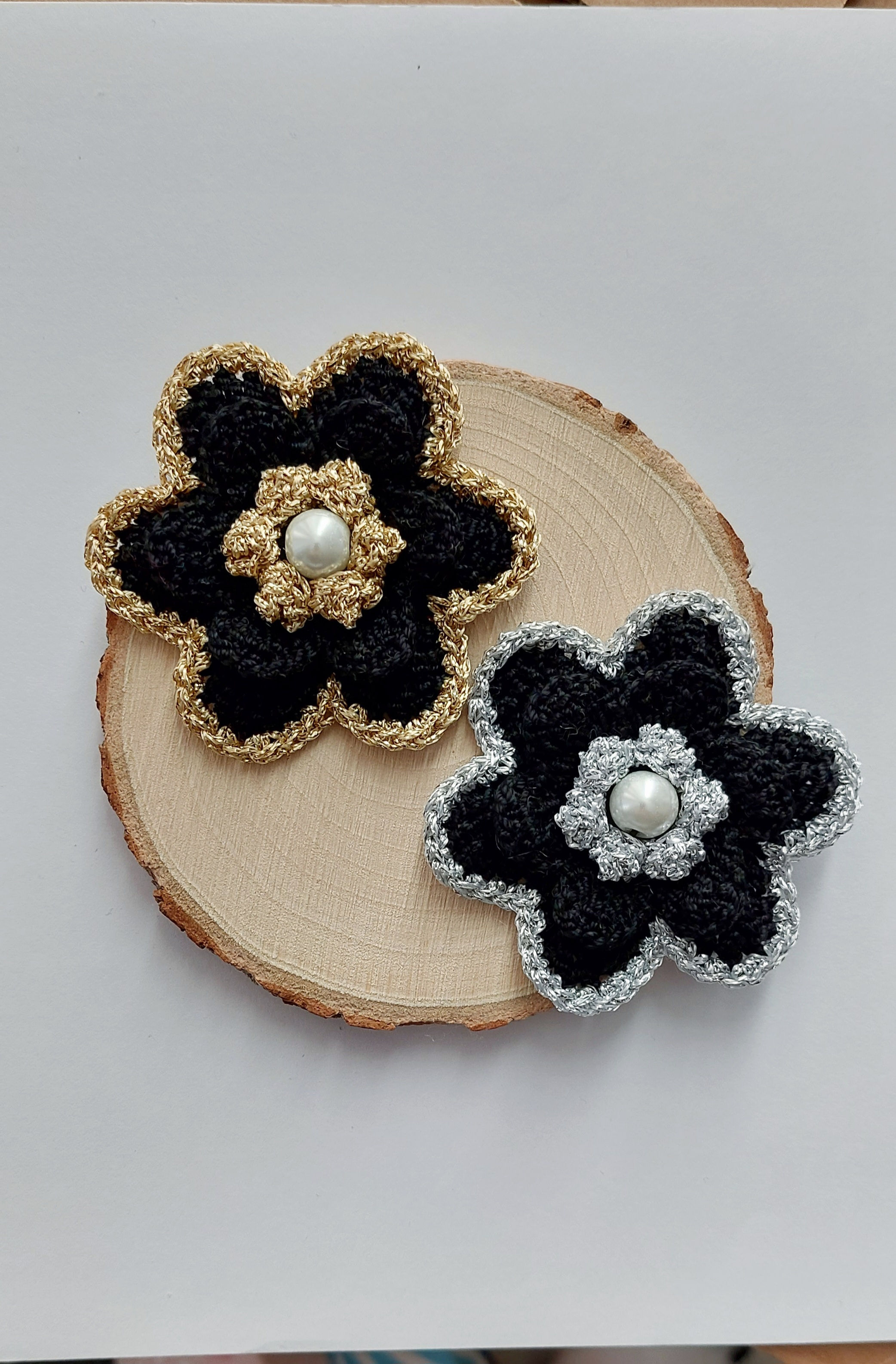Large Crochet Flowers