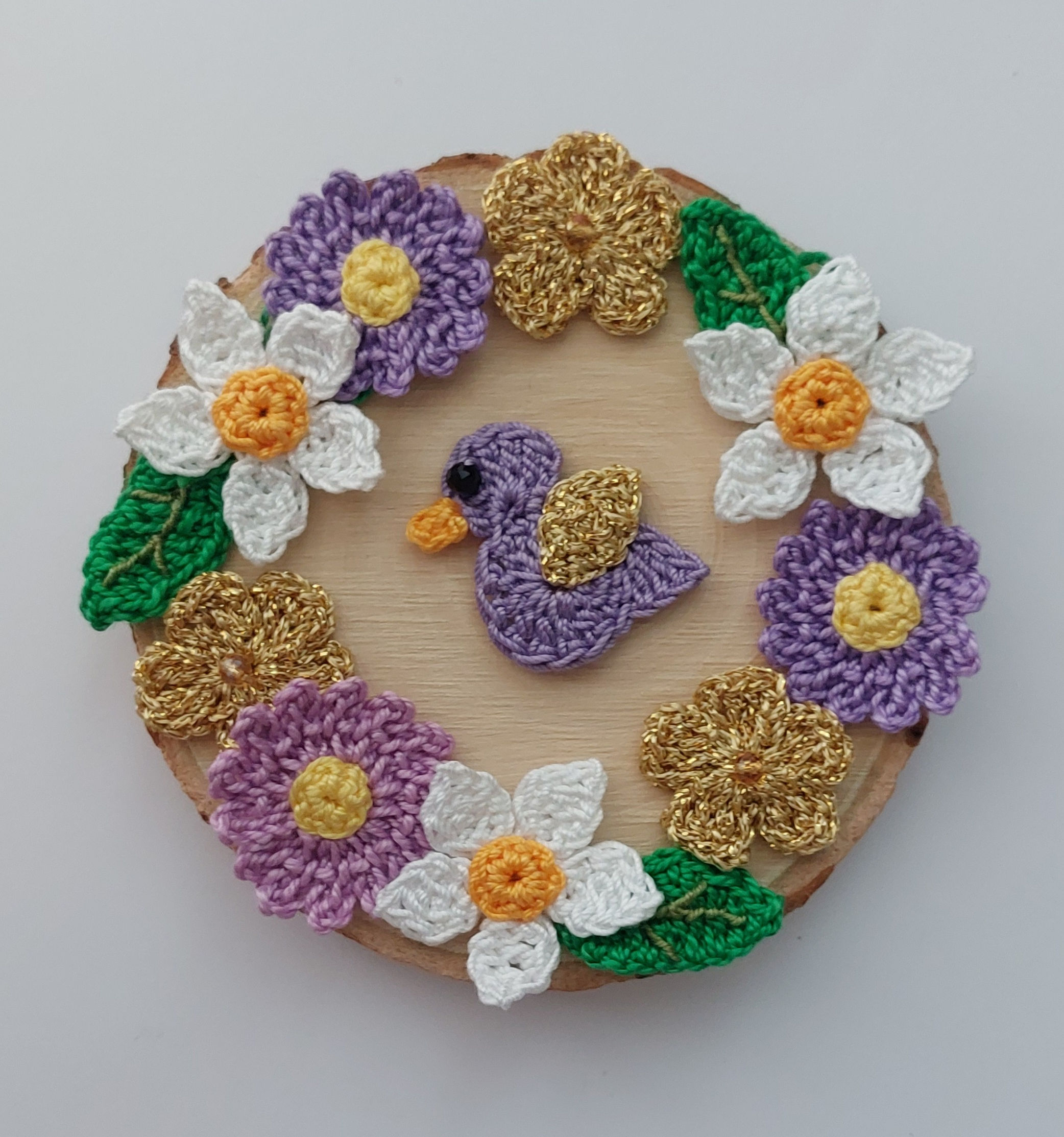 Summer Crochet Flower Set