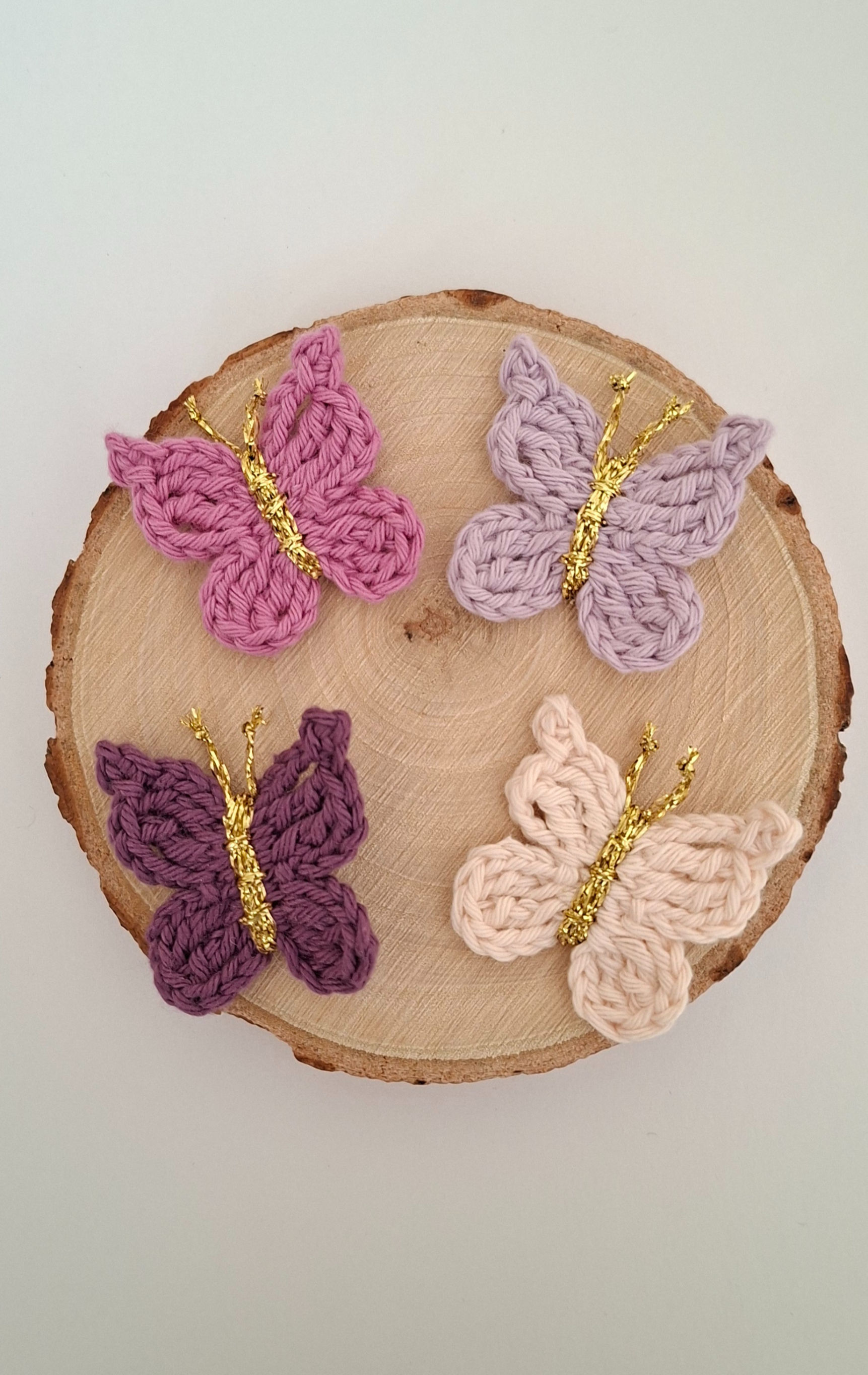 Handmade Cotton Butterflies Craft Projects