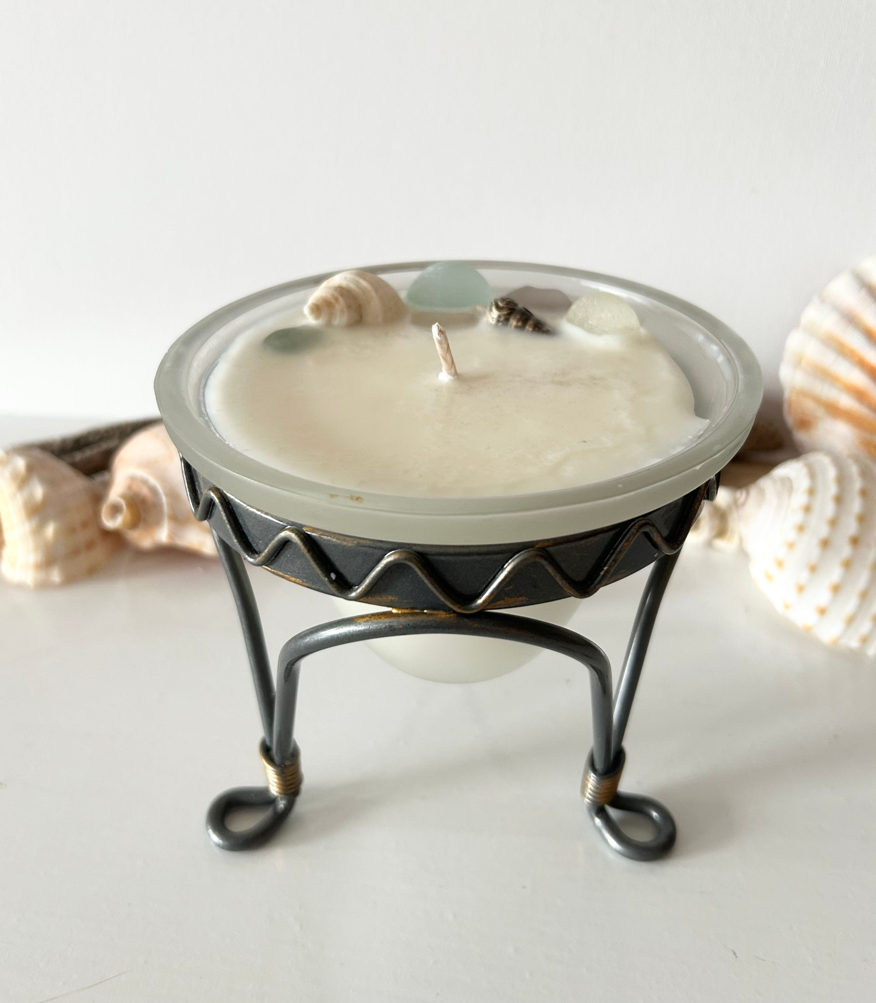 Sea themed hand poured candle