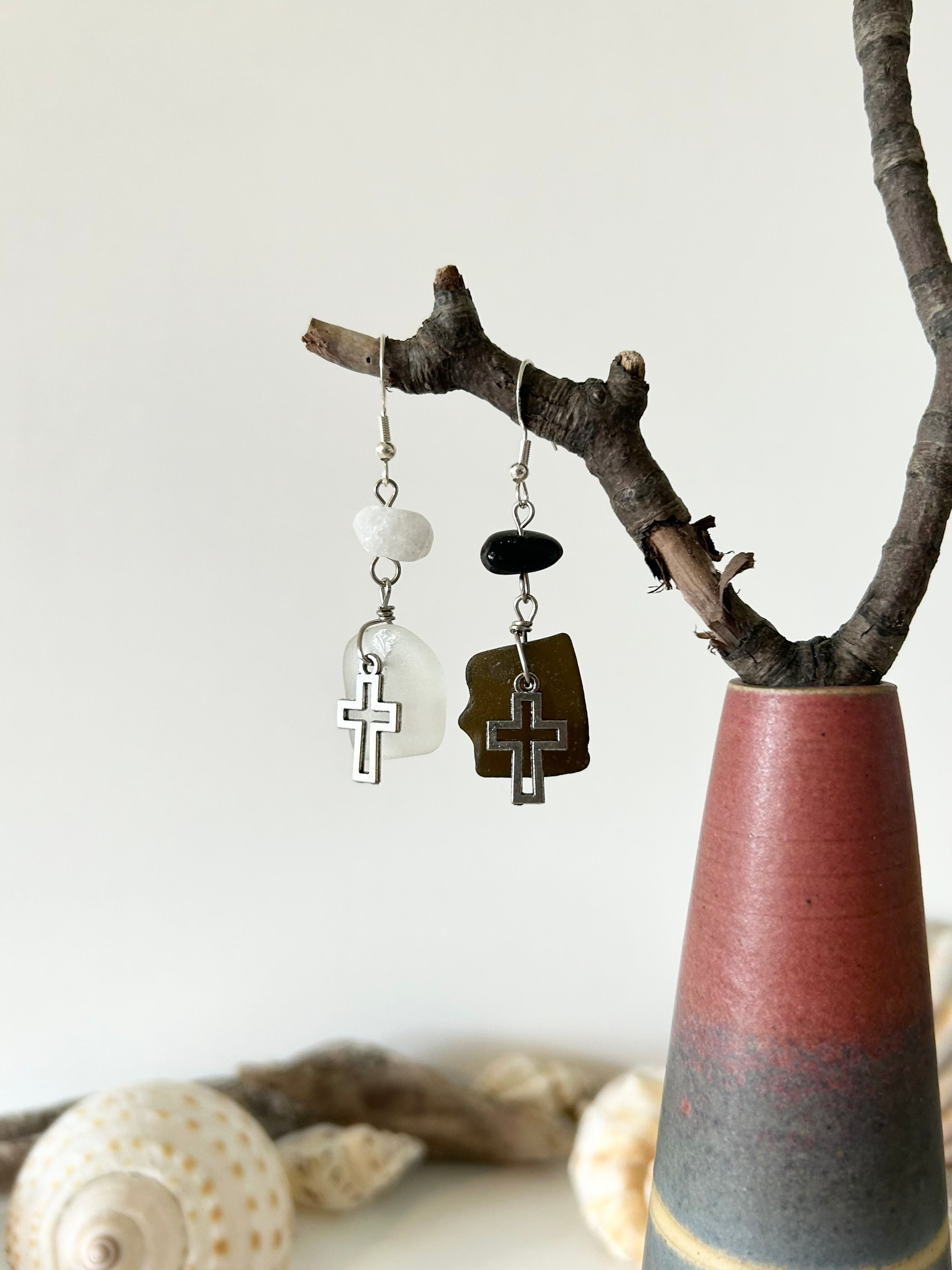 Sea Glass Earrings