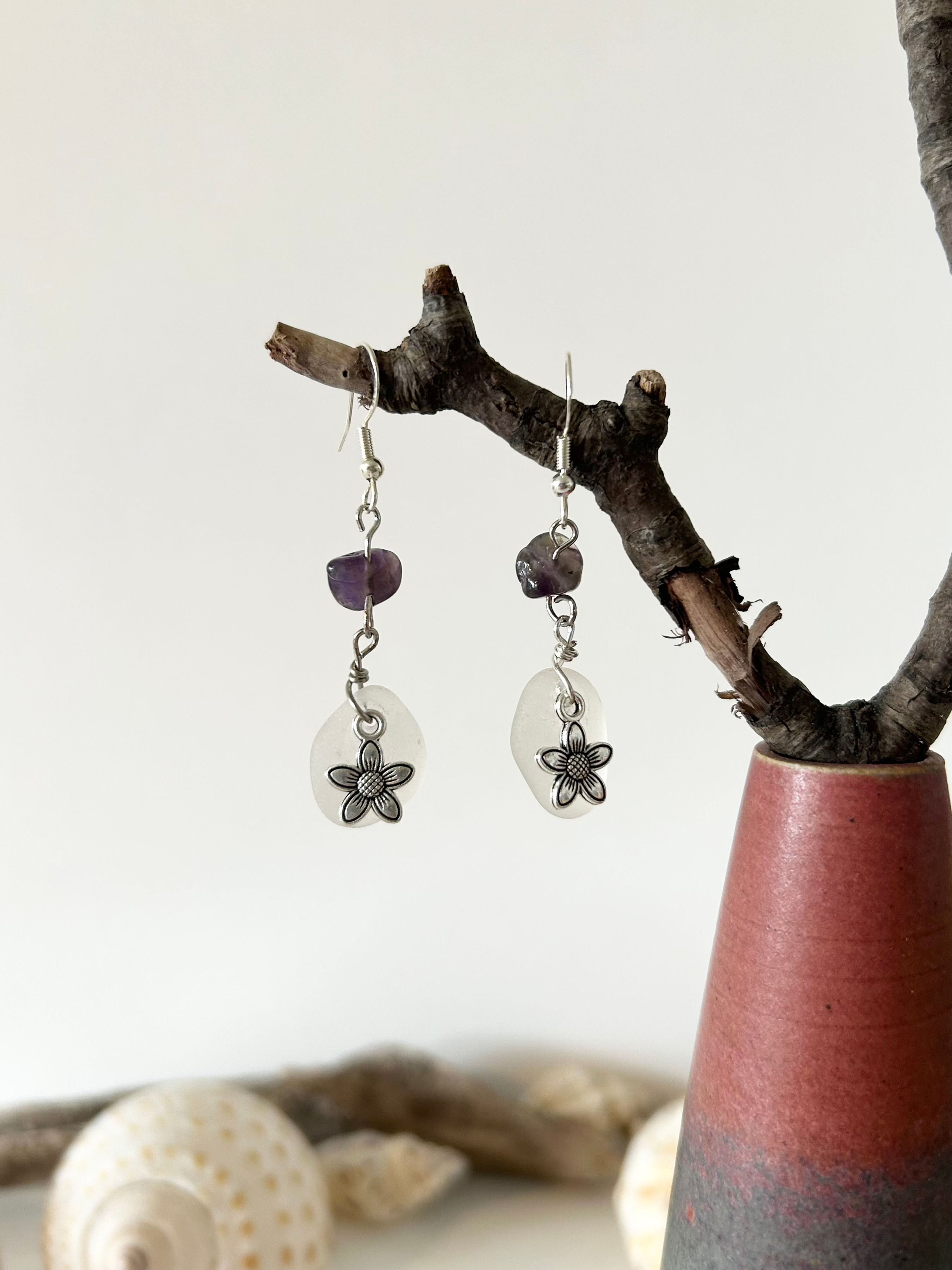 Sea Glass Earrings