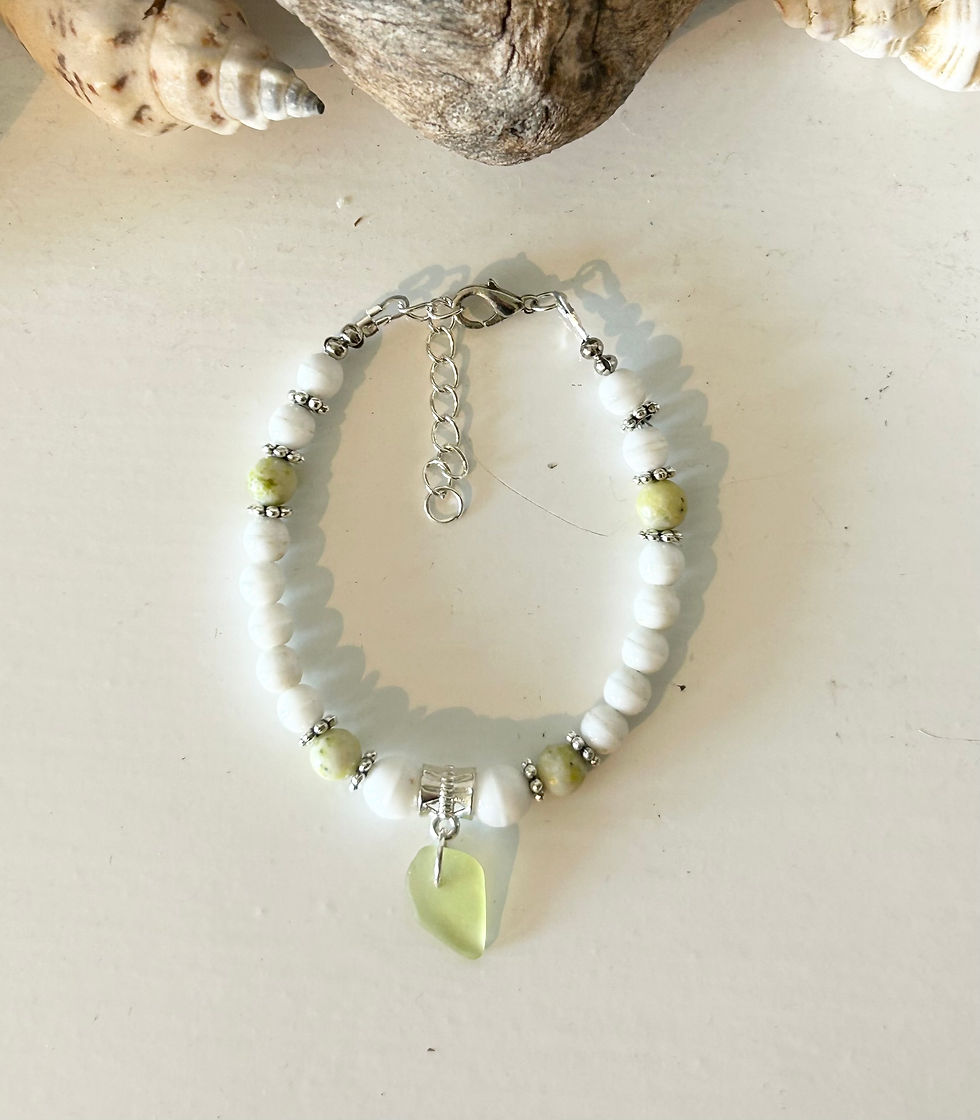 Thumbnail: Sea Glass Bracelet
