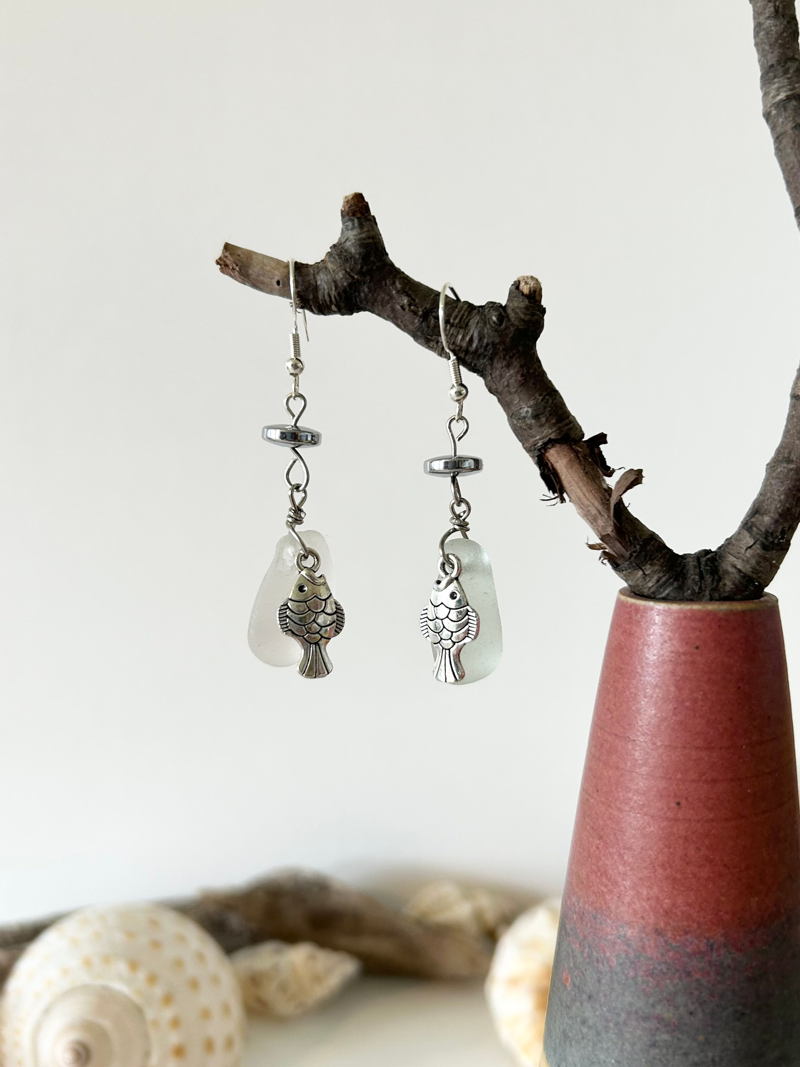 Sea Glass Earrings