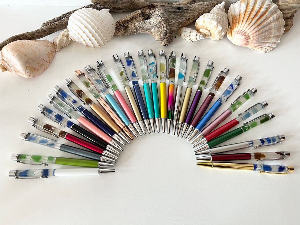 Thumbnail: Sea glass floating pens