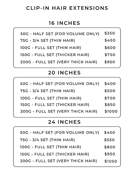 clip in hair extensions ottawa