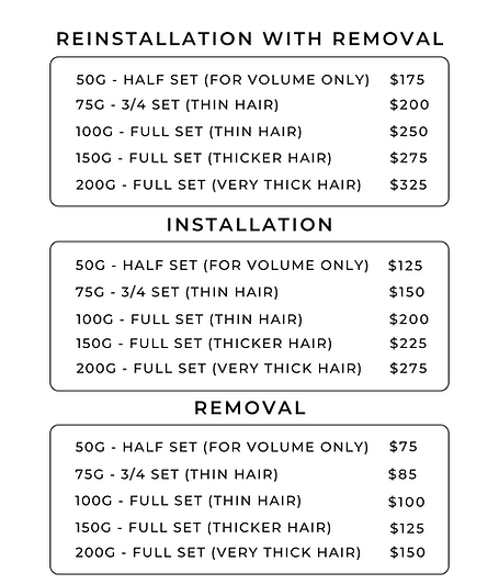 glam fairy hair prices
