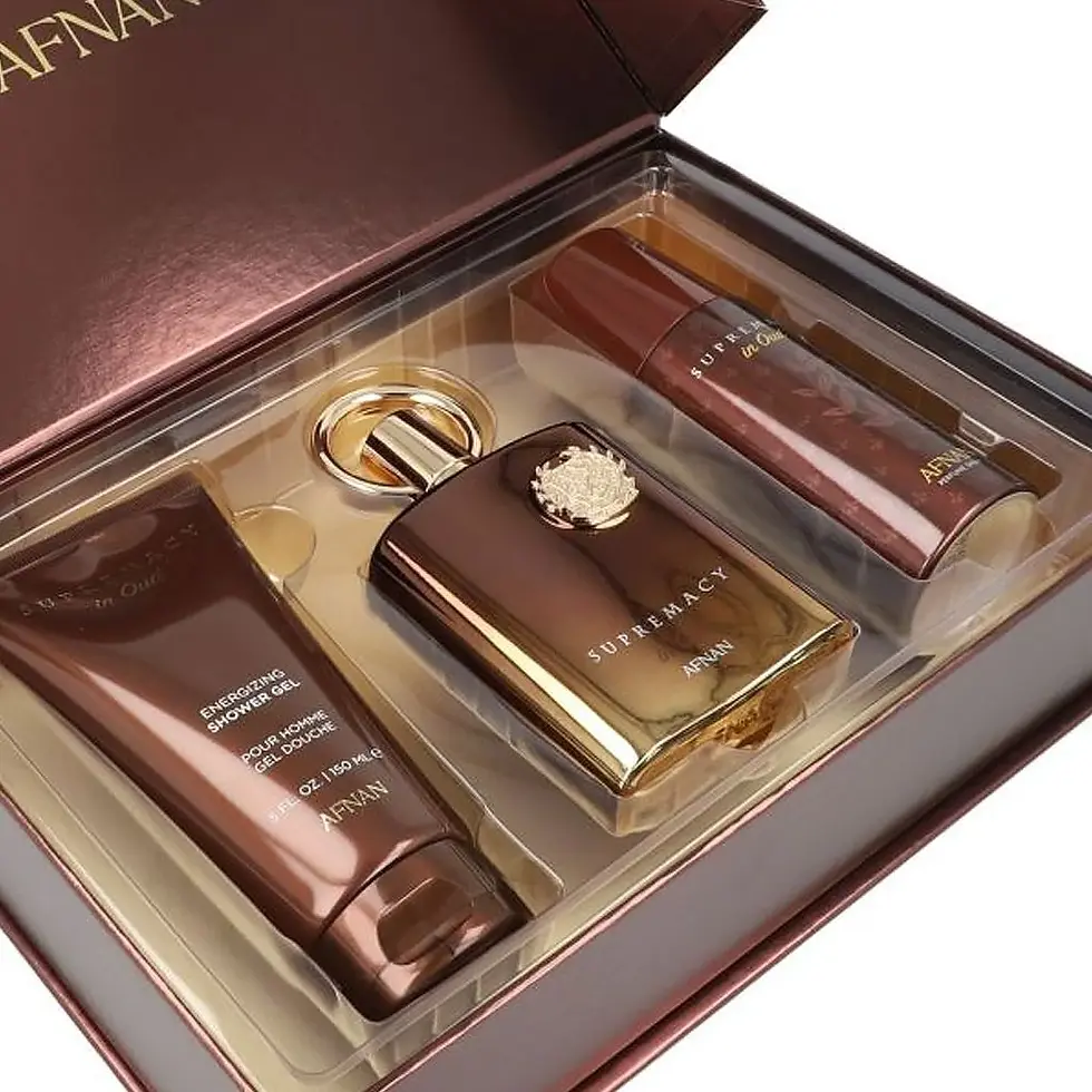 Kit Supremacy in Oud by Afnan – Perfume + Deo Colônia + Shower Gel (3 Peç