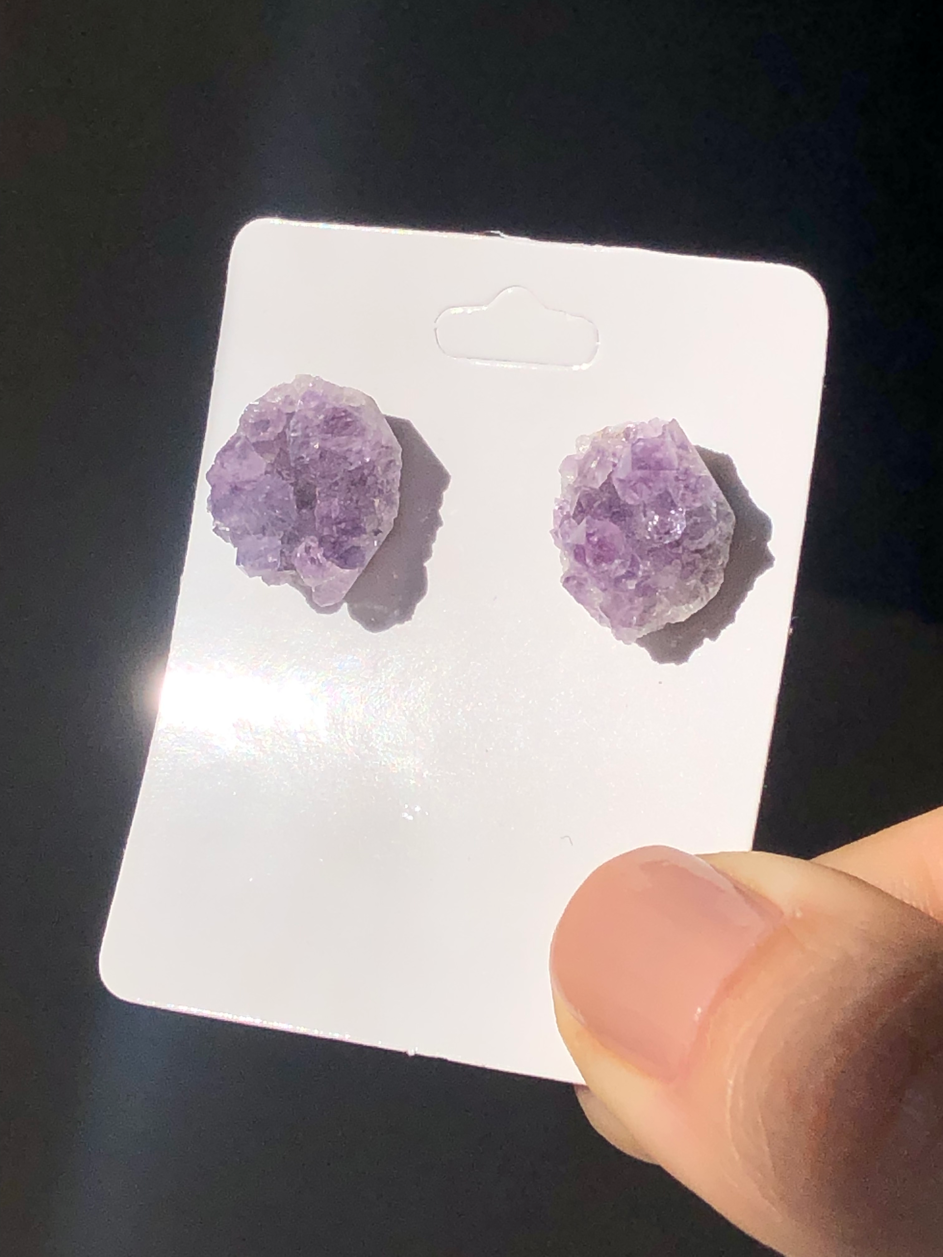 Amethyst Earing