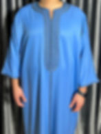 Blauwe Handmade-Kandora