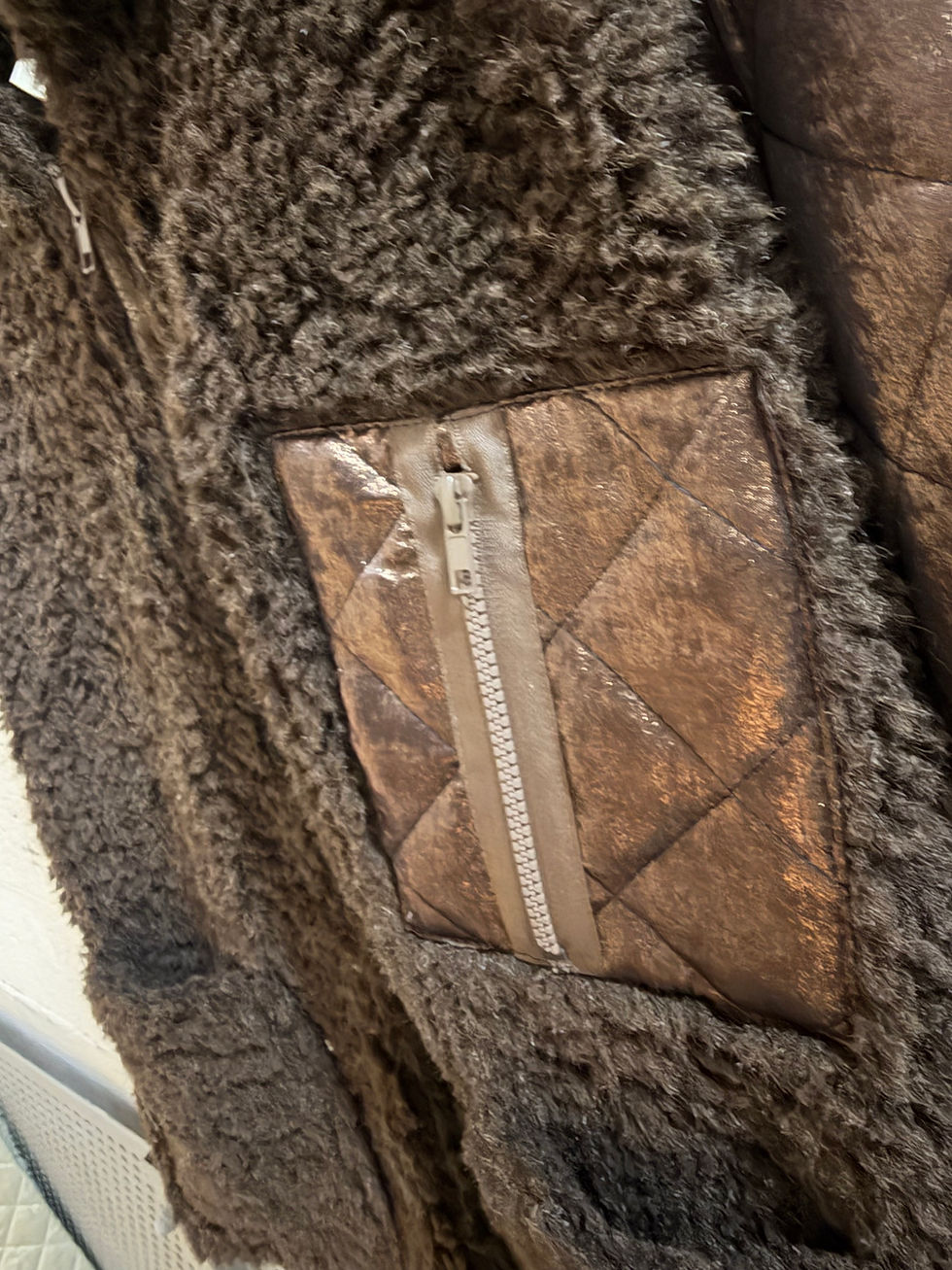 Miniature : Manteau Teddy  chocolat 