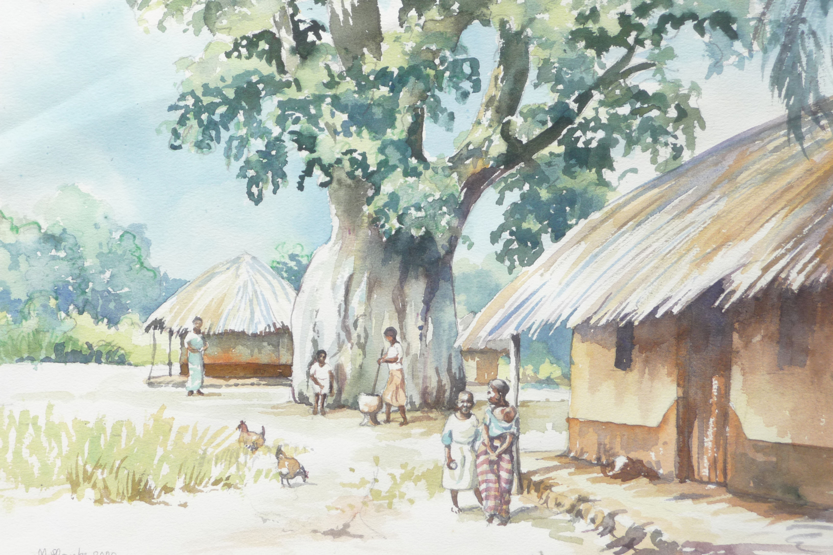 Large Baobab tree near Cobue, 2000