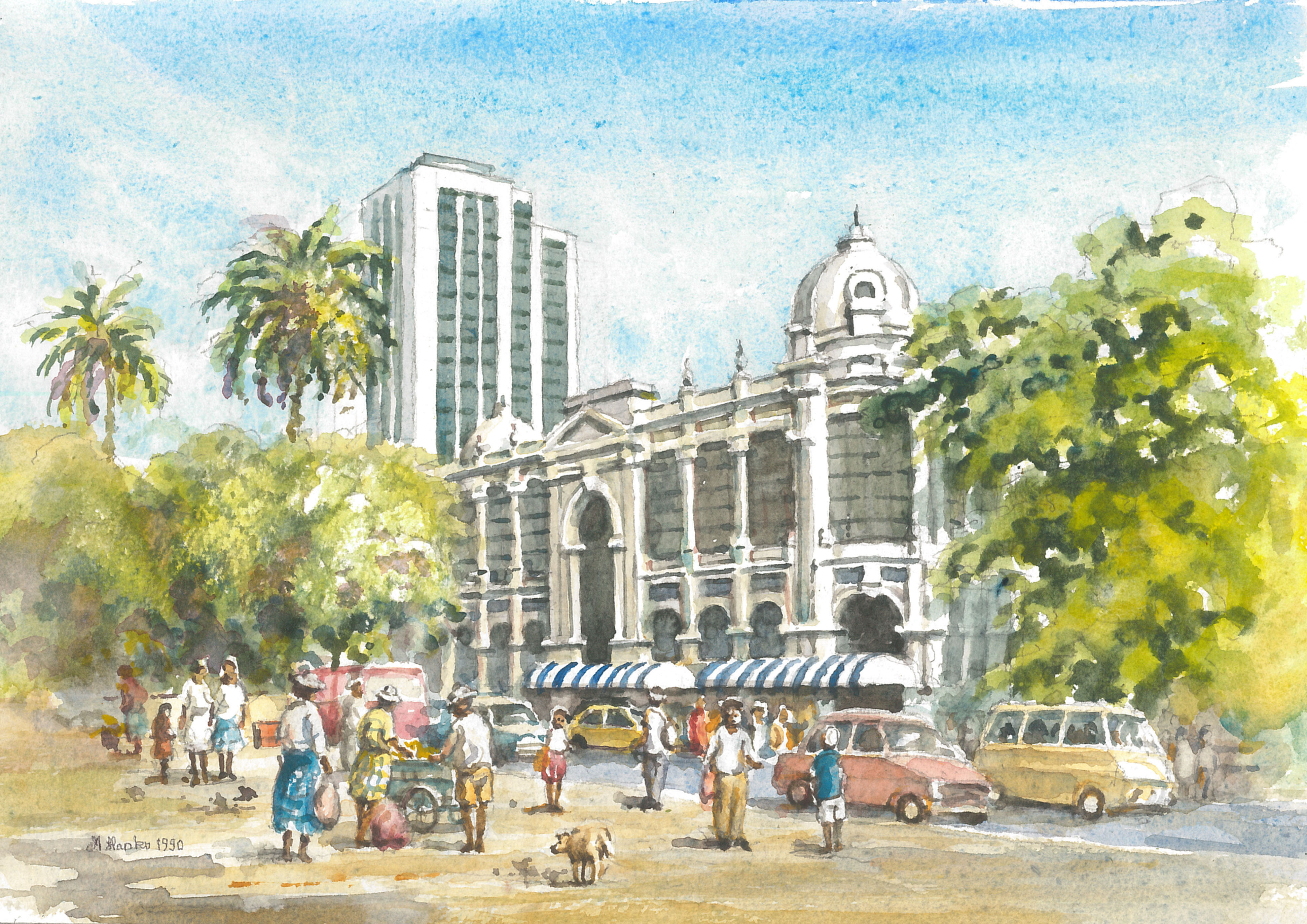 Central Guayaquil, 1990