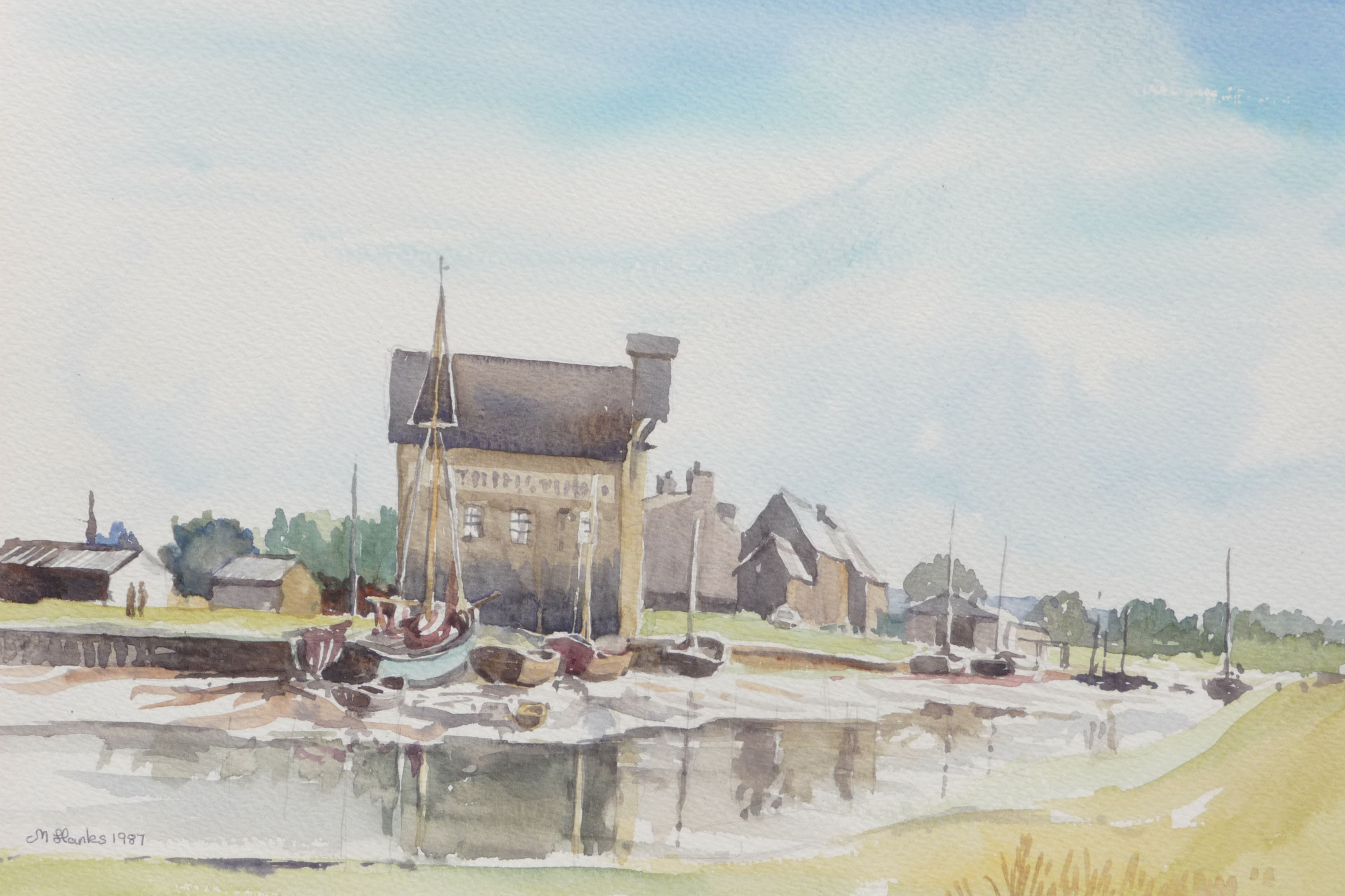 Faversham Creek, Kent, 1986