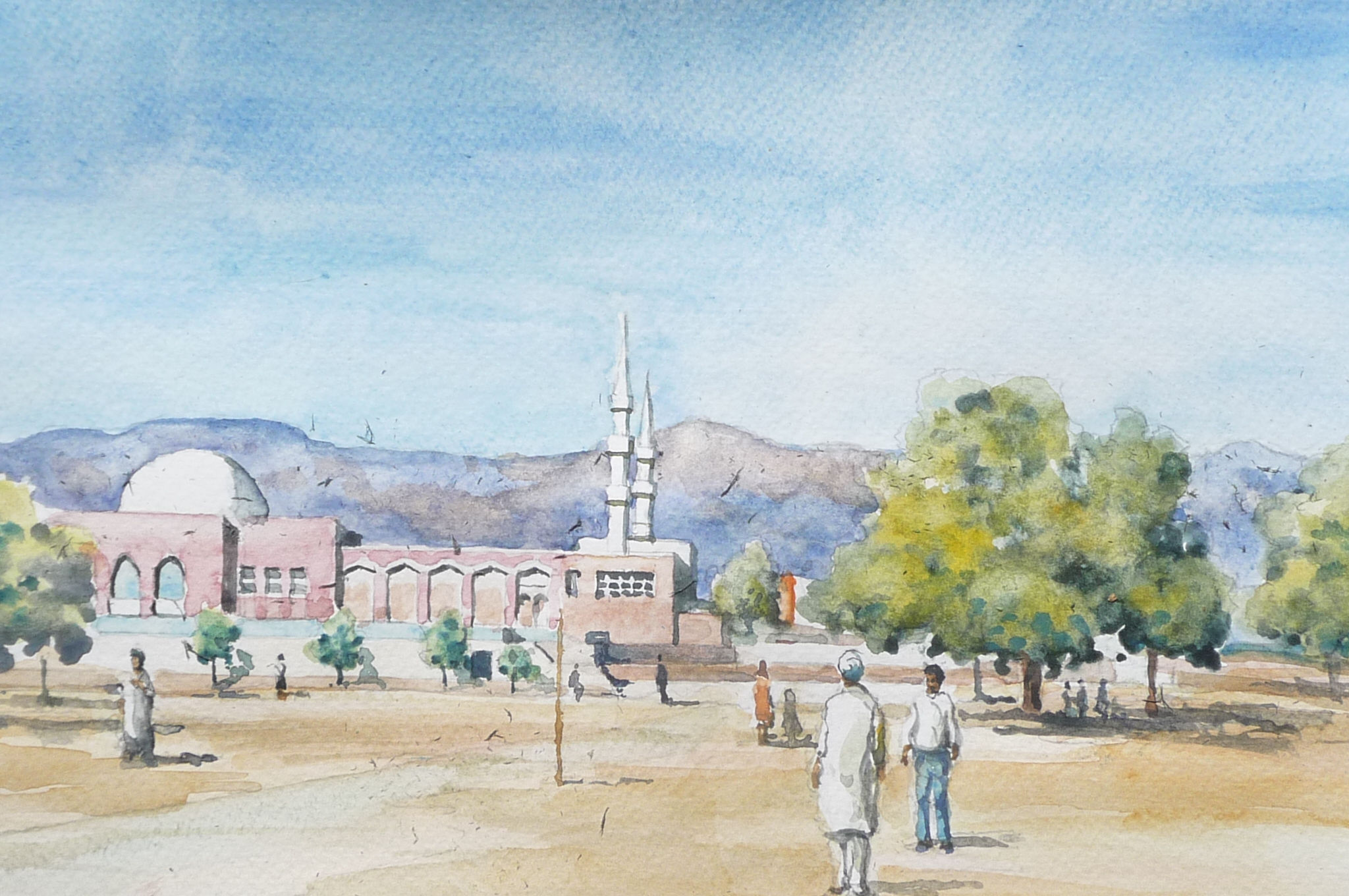 Central Mosque at Islamabad, 1988