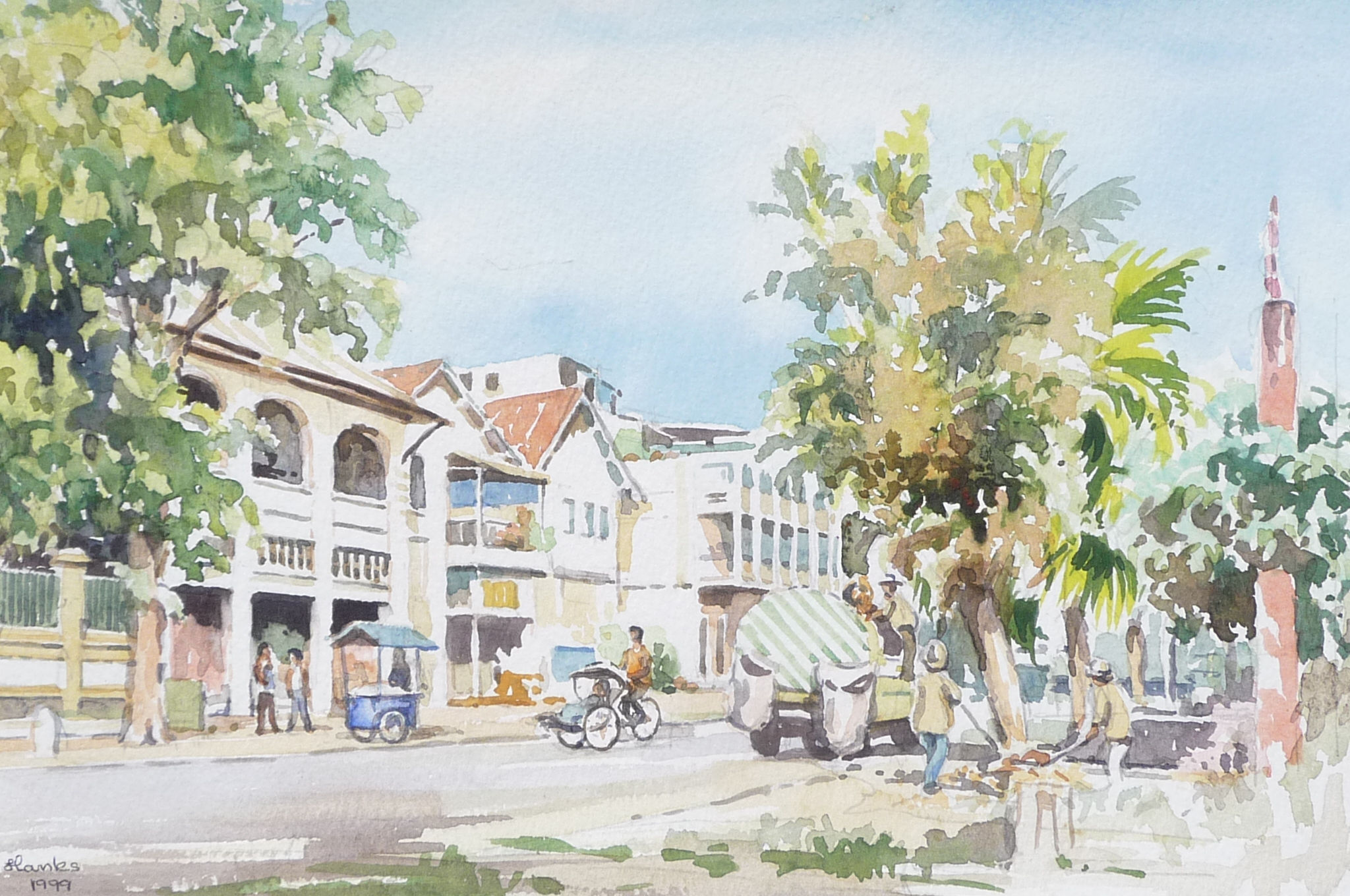 Refuse Collectors in Phnom Penh, 1999