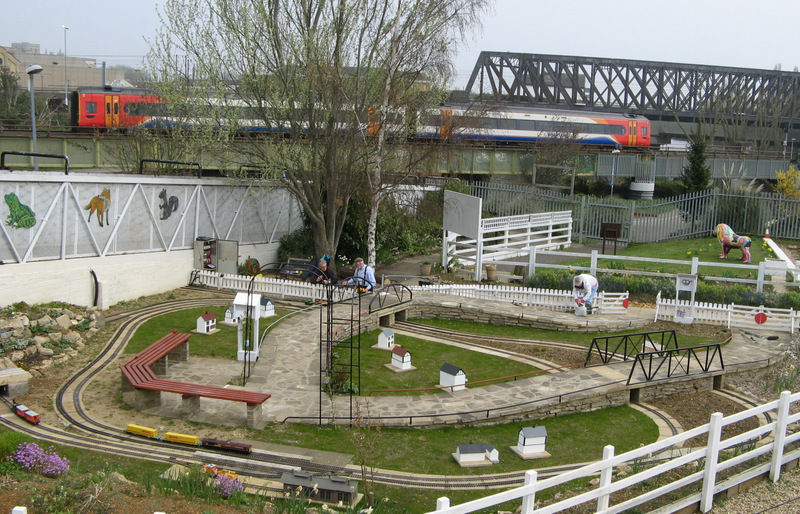The Railworld Garden Railway Showing lay