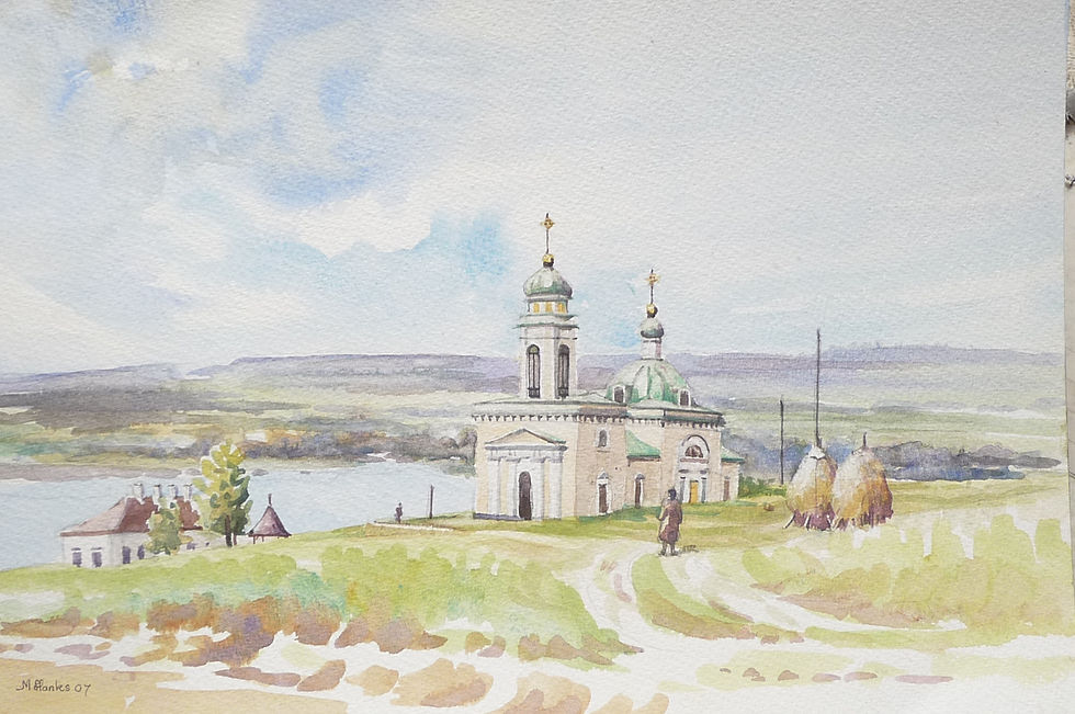 The Saint Alexander Nevsky Church, at Khotyn, 2007
