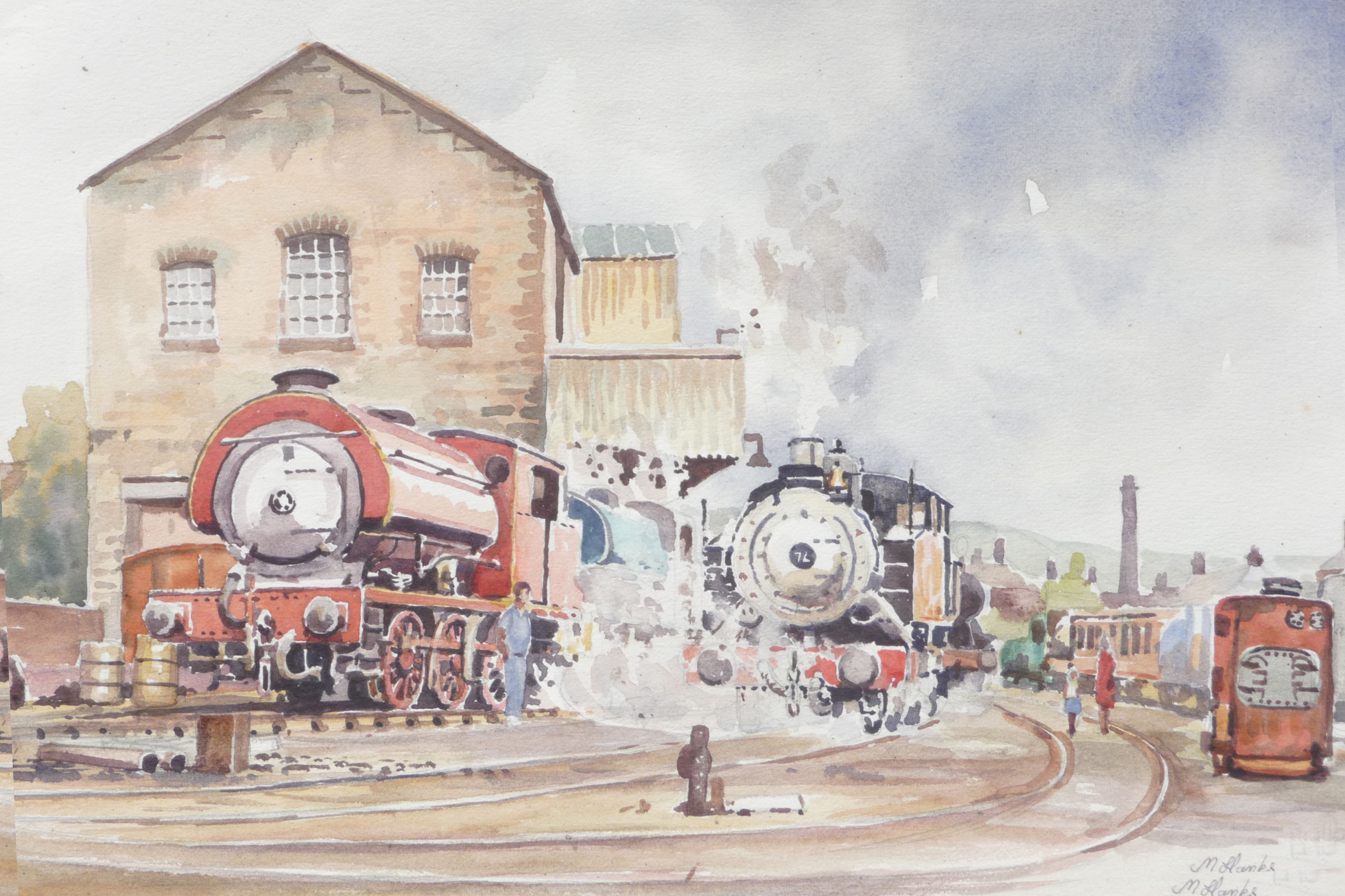 Steam Engines at Oxenhope, 1977