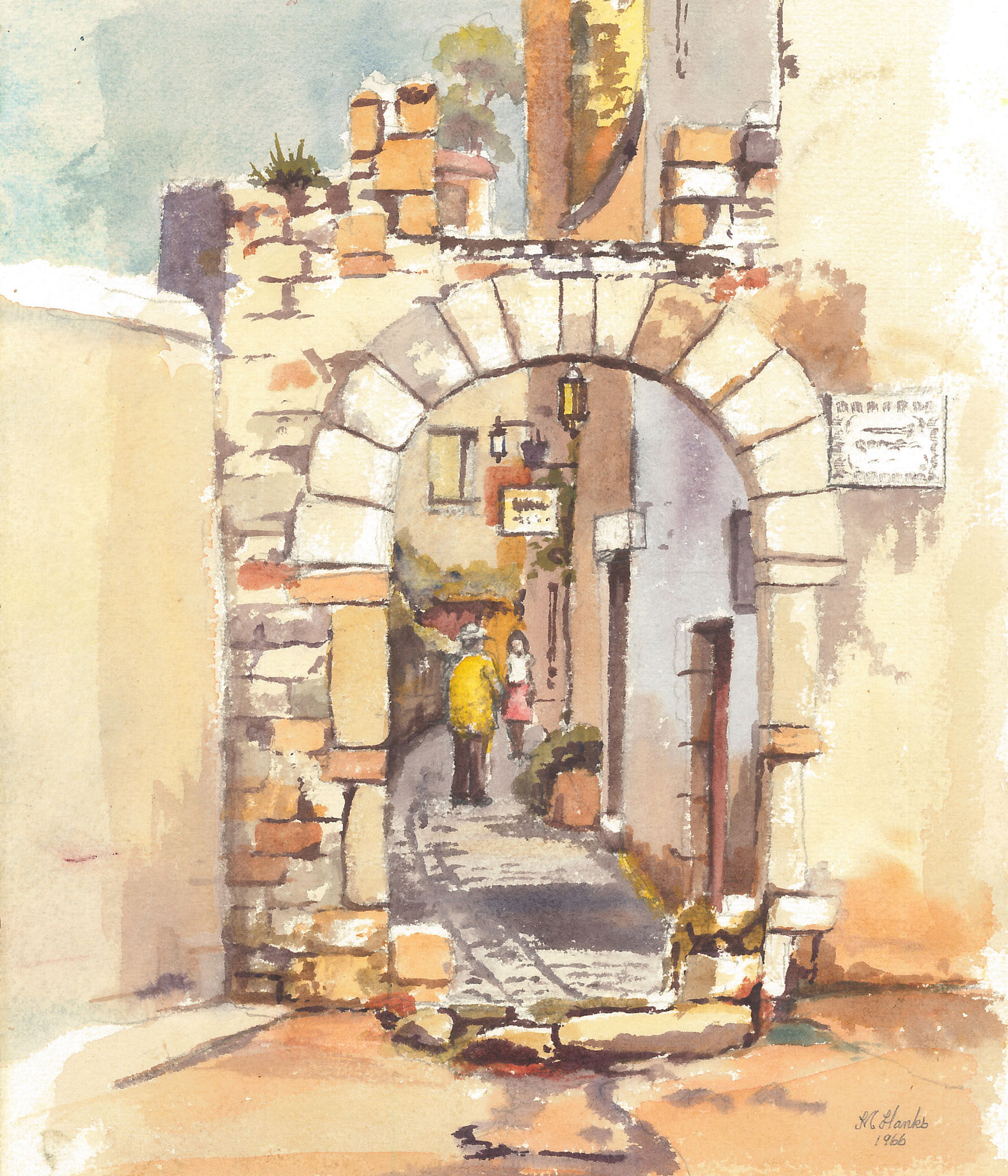 Tossa de Mar, Back Alley, 1966