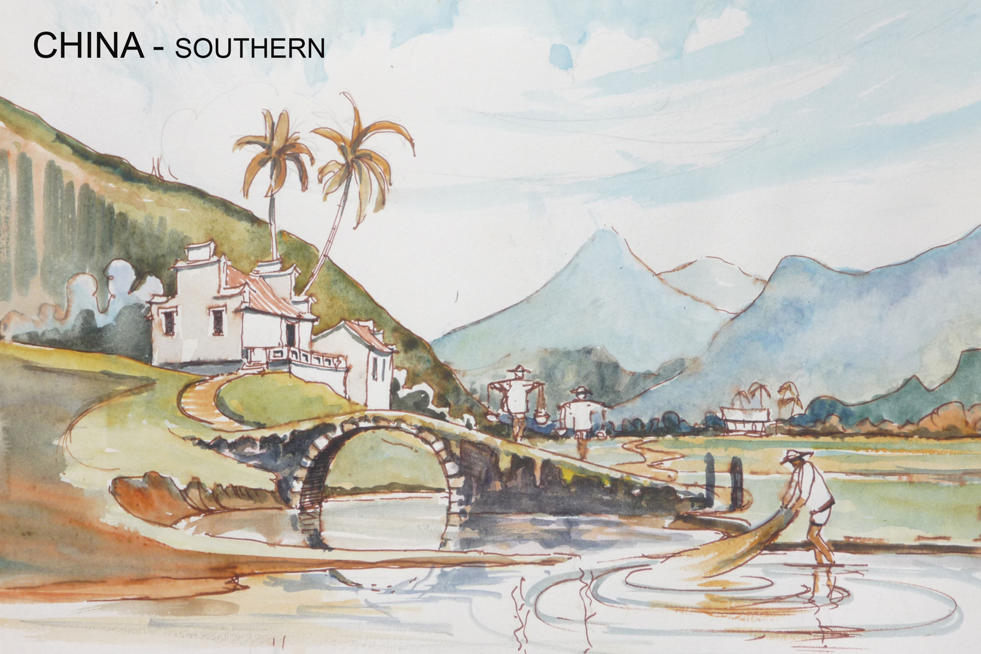 Countryside near Changsha, 1974