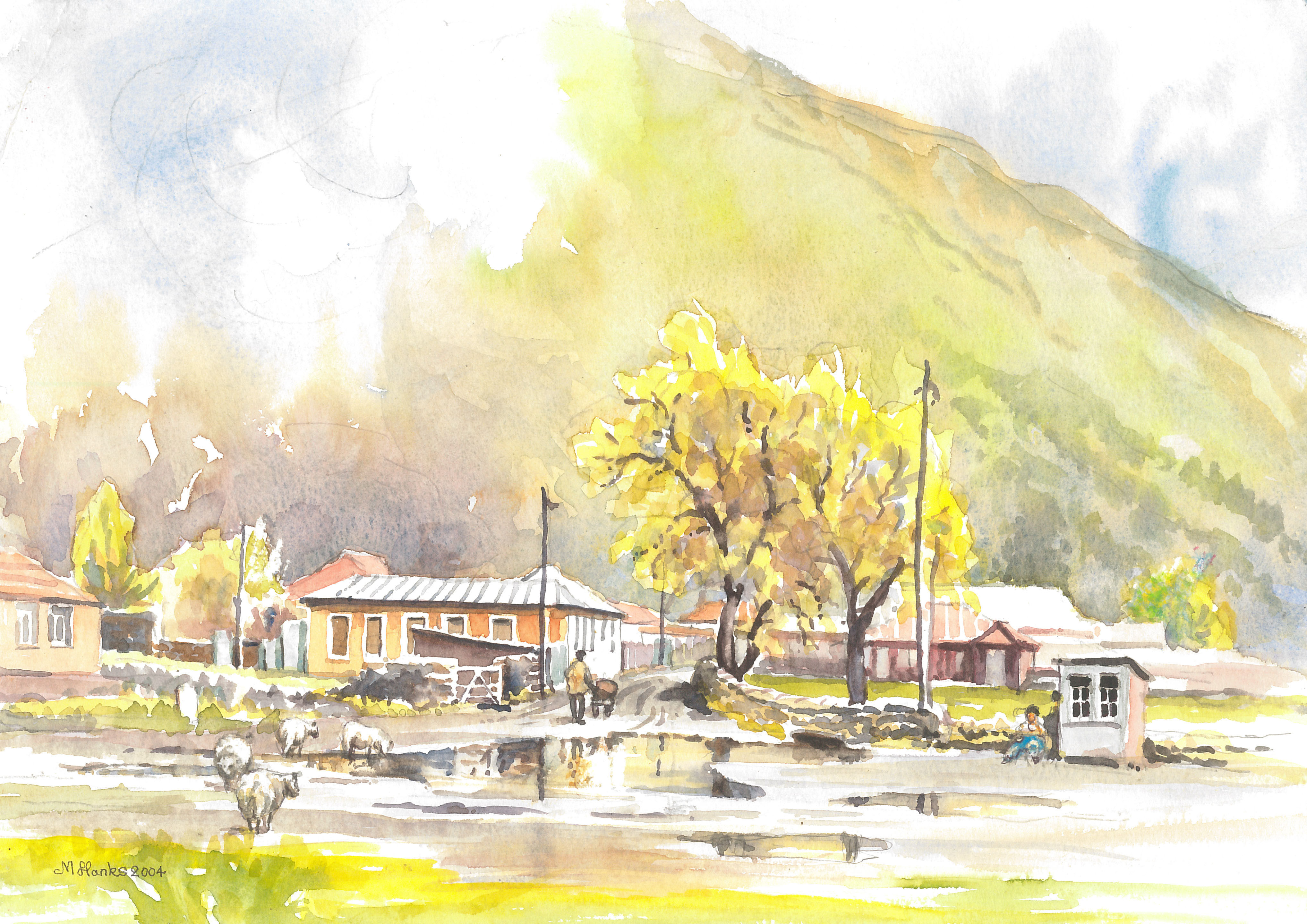 Village of Sno, Kazbegi, 2004