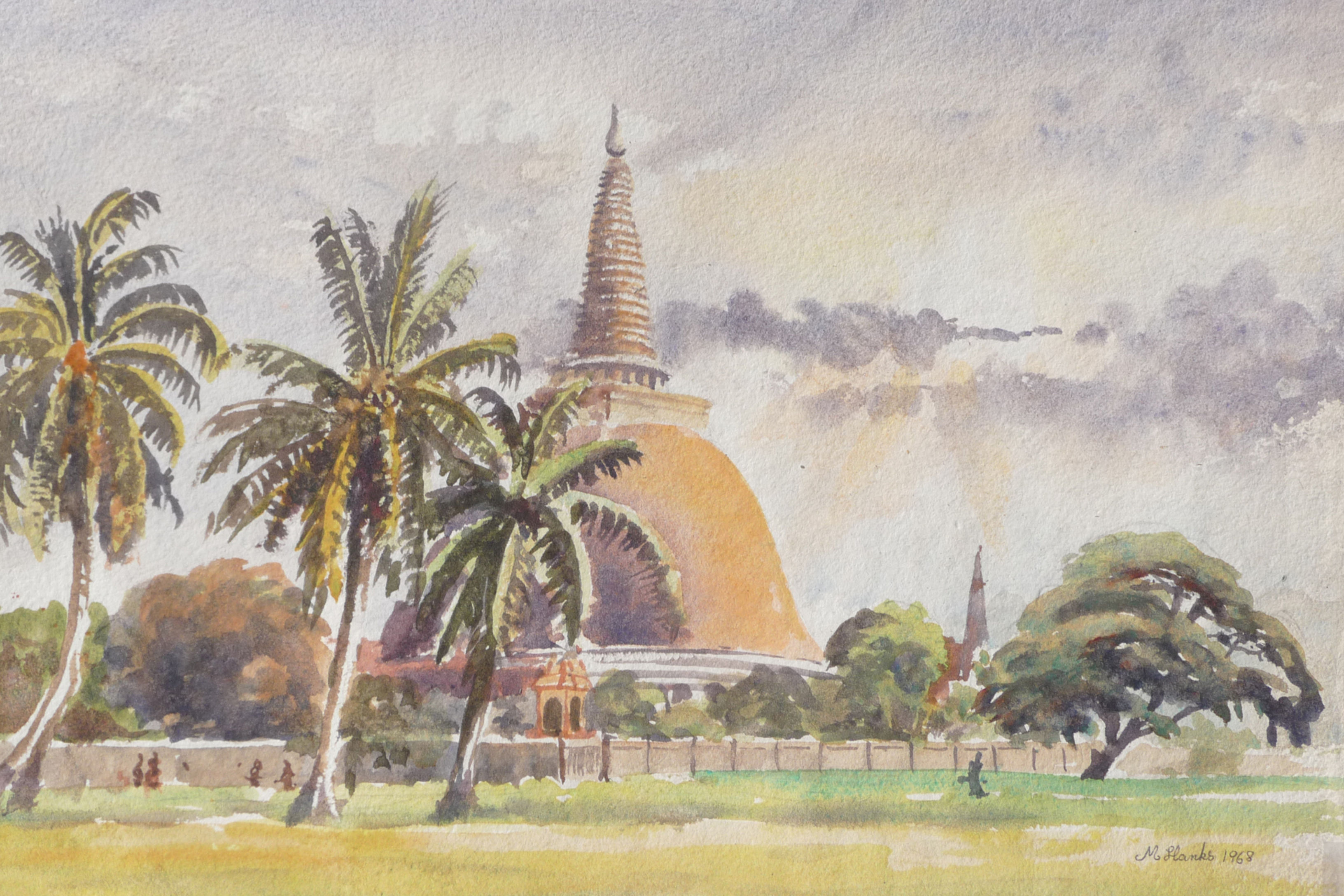 Buddhist Stupa at Nakhon Pathom, 1968