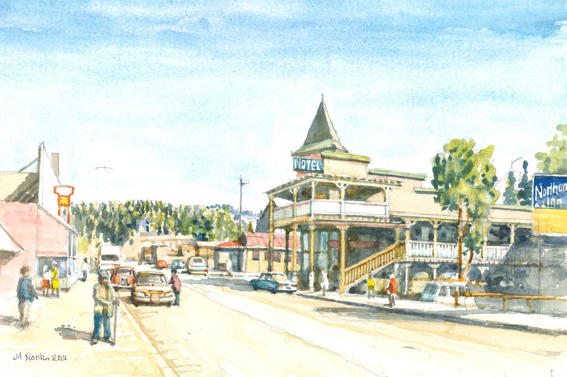 Small Outback Town of Republic, Washington State, USA, 2001 (2)