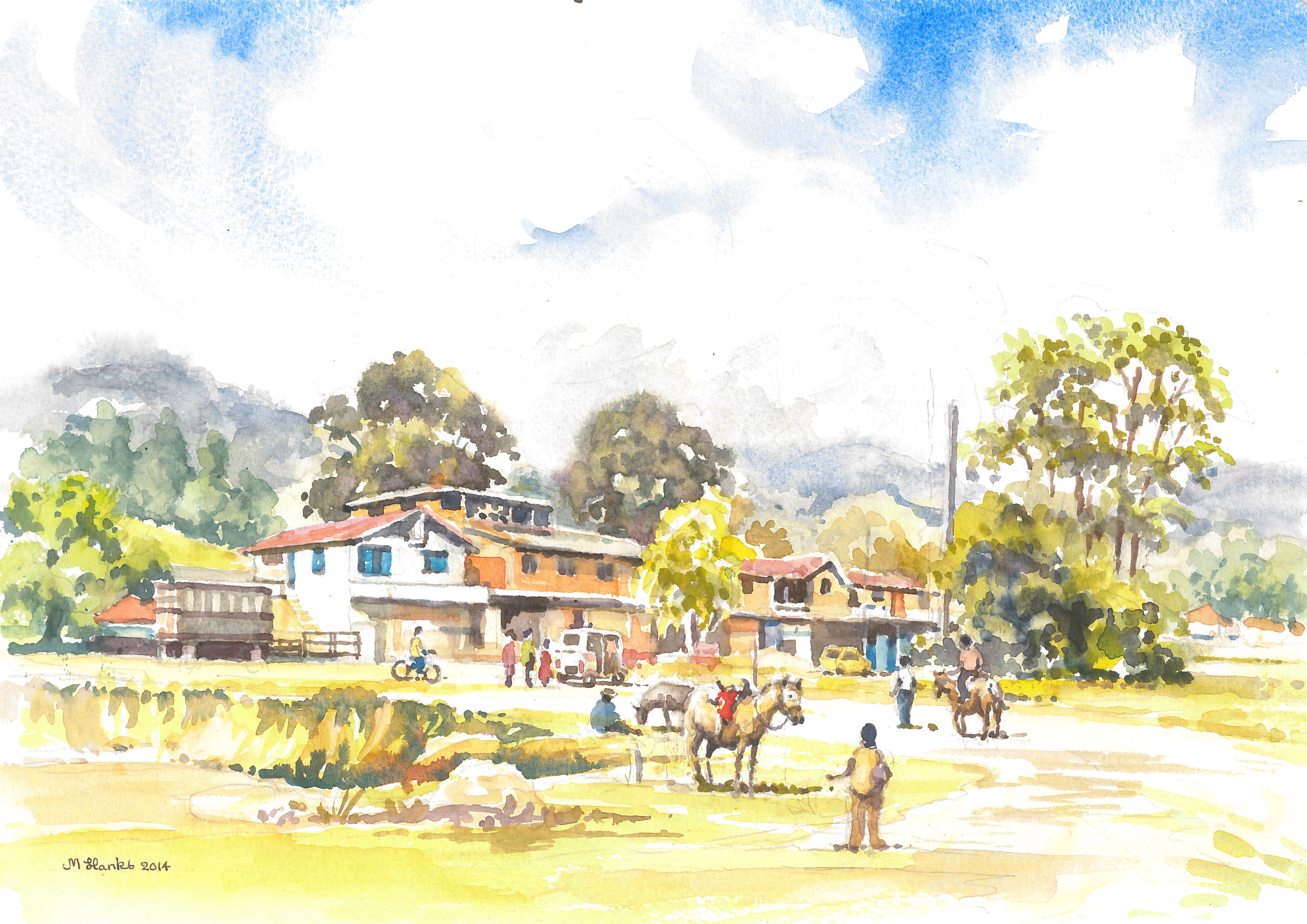 Village near Guatapé, 2014