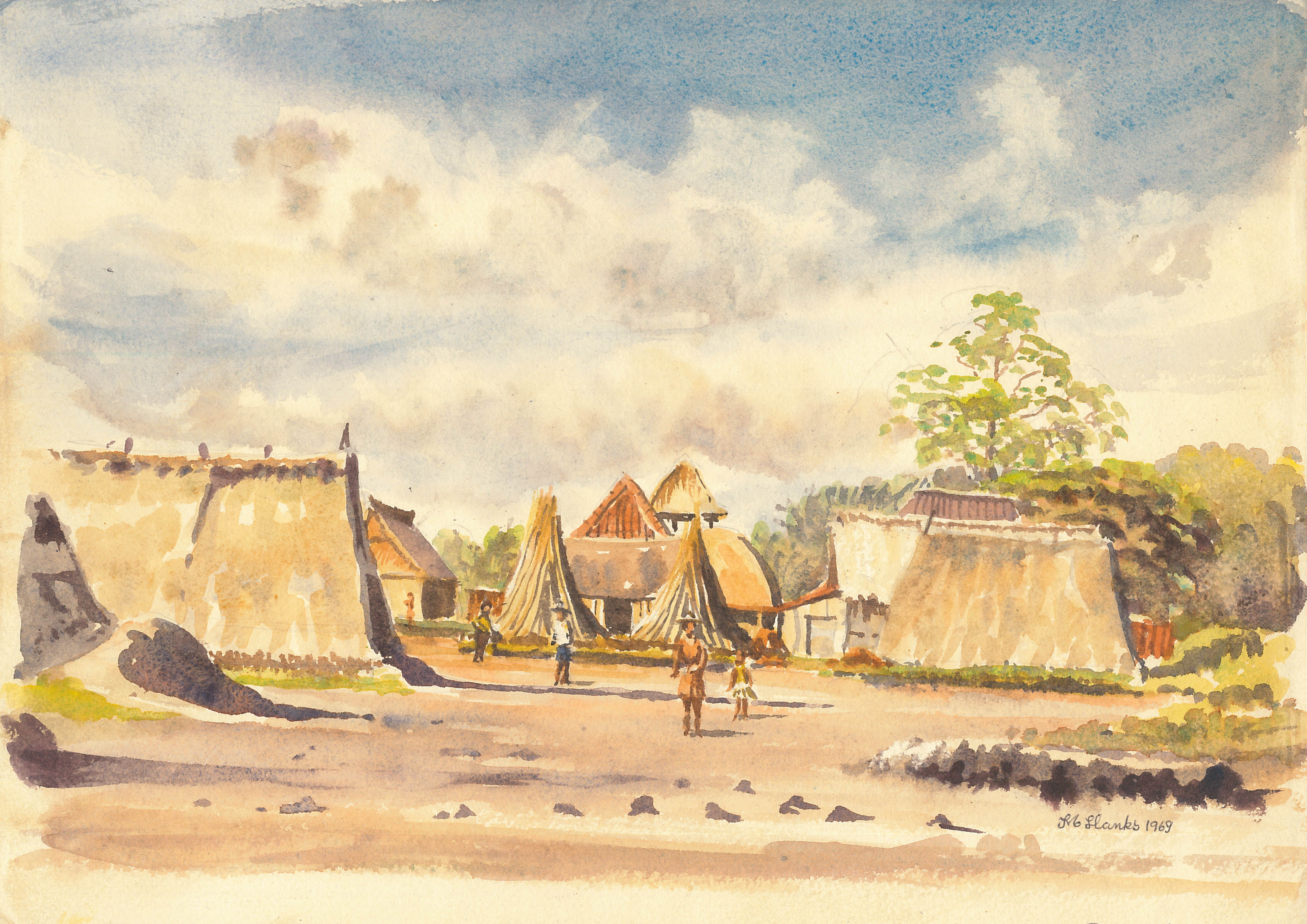 Small Fishing Village, Bali 1969