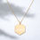 Thumbnail: -KTUP Engraved Hexagon Necklace