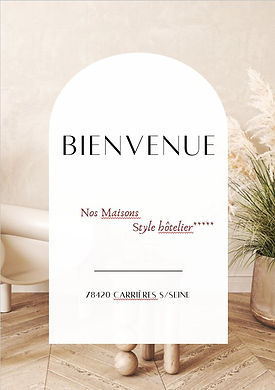 Bienvenue pancarte