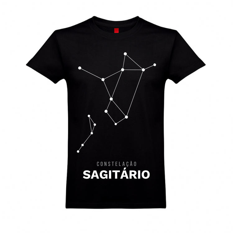 T-shirt Constelação Sagitário (Homem)