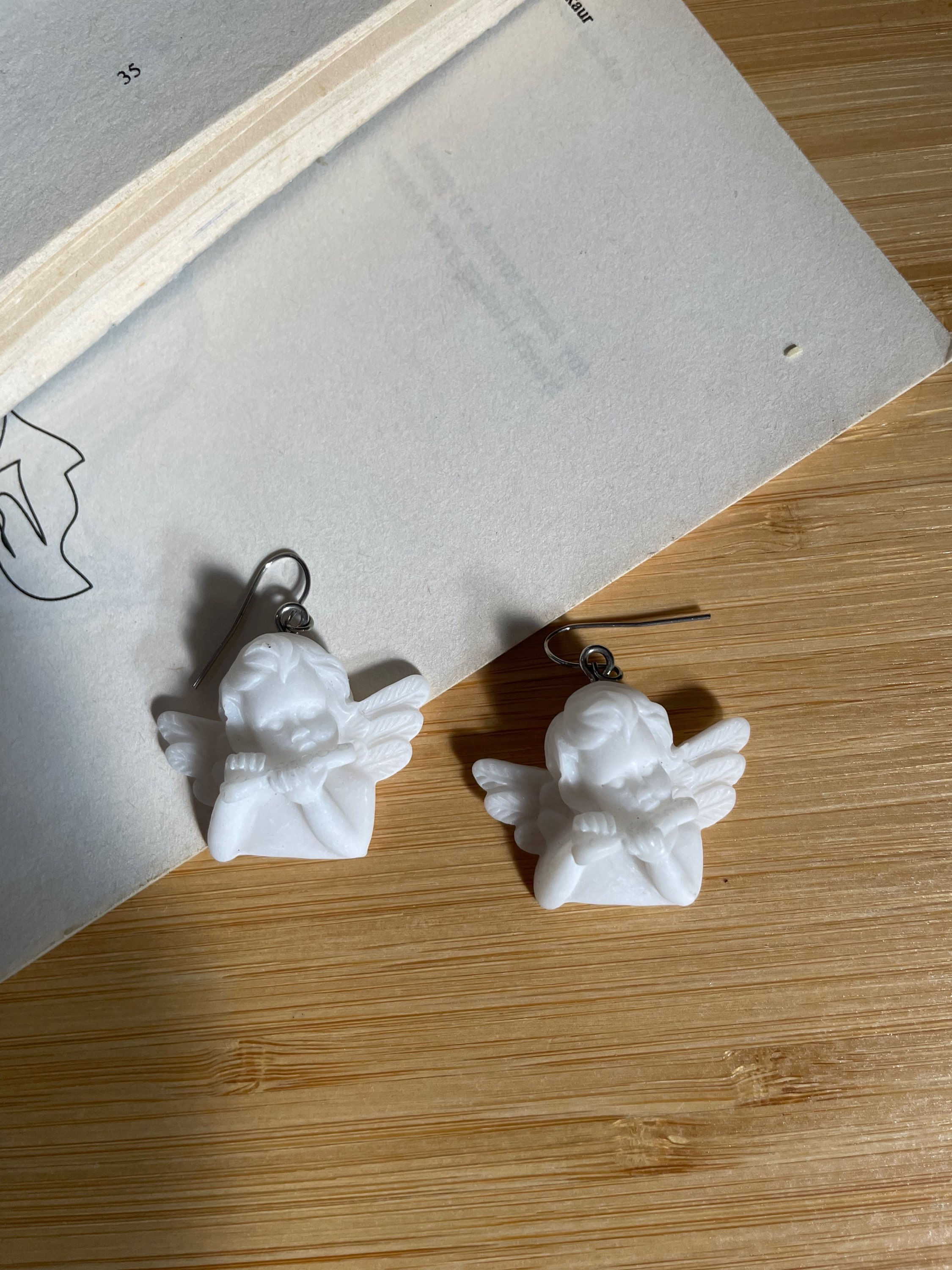 Cherub earrings: SALE