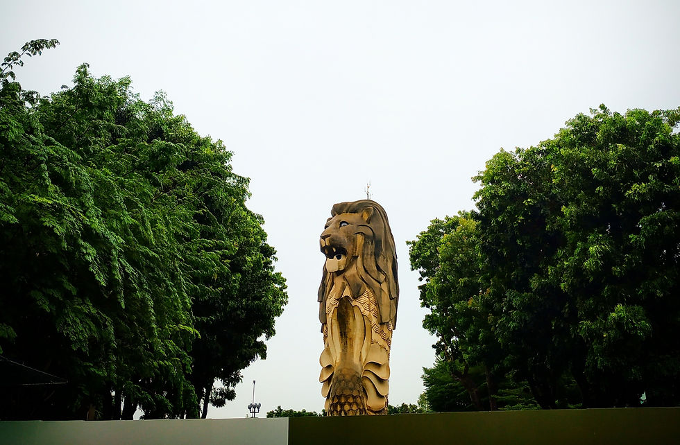 Merlion at Sentosa Island