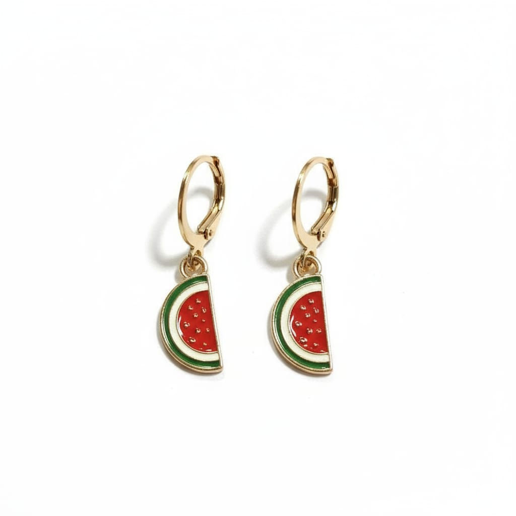 Dainty Watermelon earrings (NOT ANTI-TARNISH)