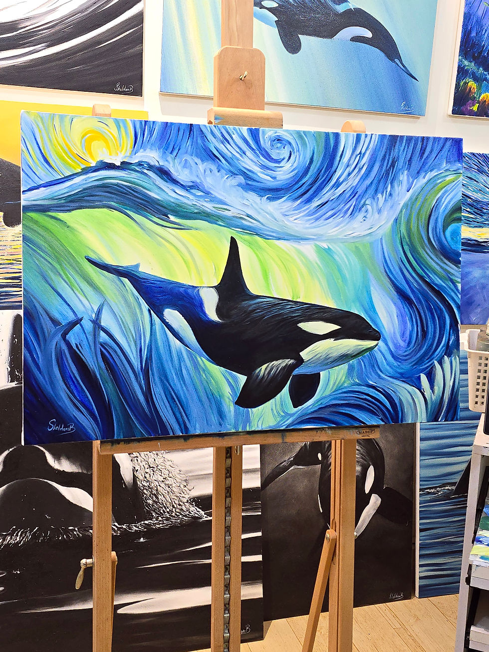 Thumbnail: The Orca and the Starry Sea: A Van Gogh inspired Fantasy