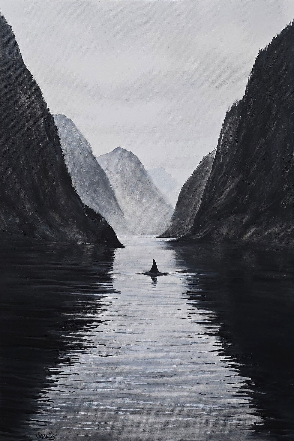 Thumbnail: Print of 'Through the Fjords'