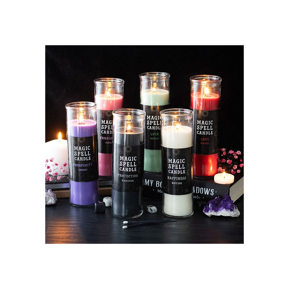 Thumbnail: Luck Green Tea Magic Spell Tube Candle