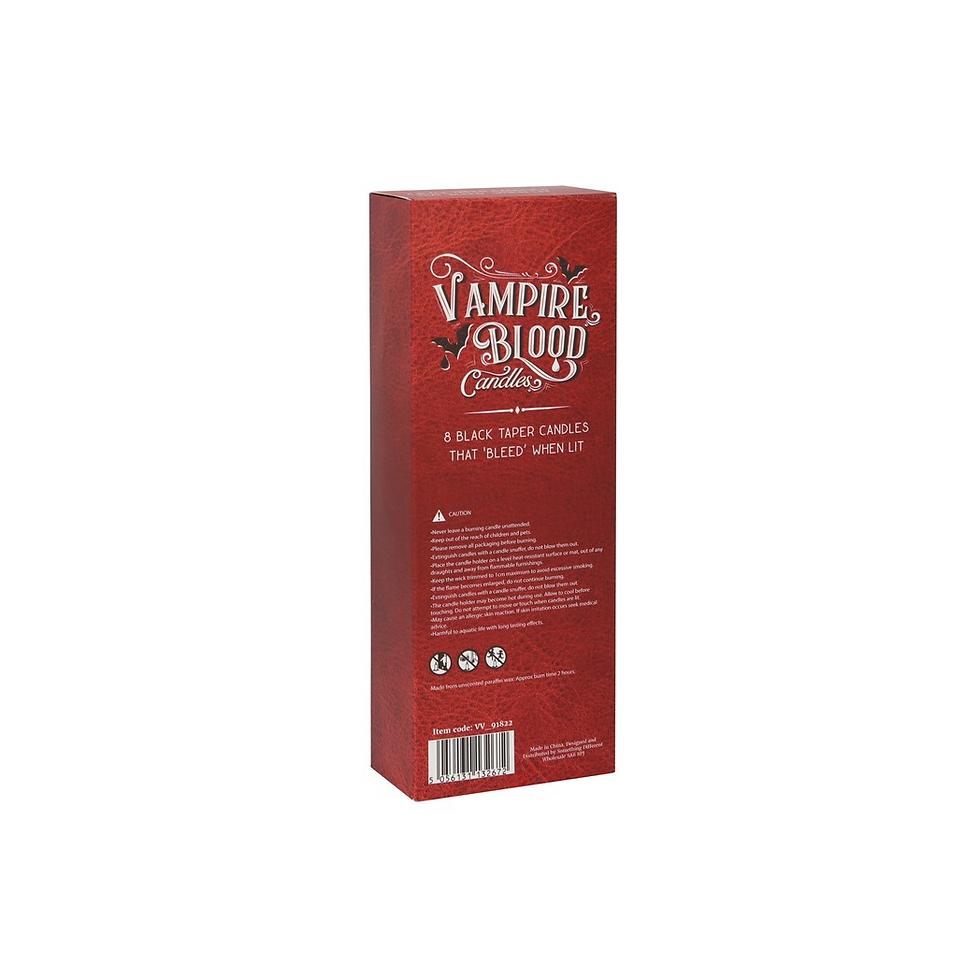 Thumbnail: Set of 8 Vampire Blood Taper Candles