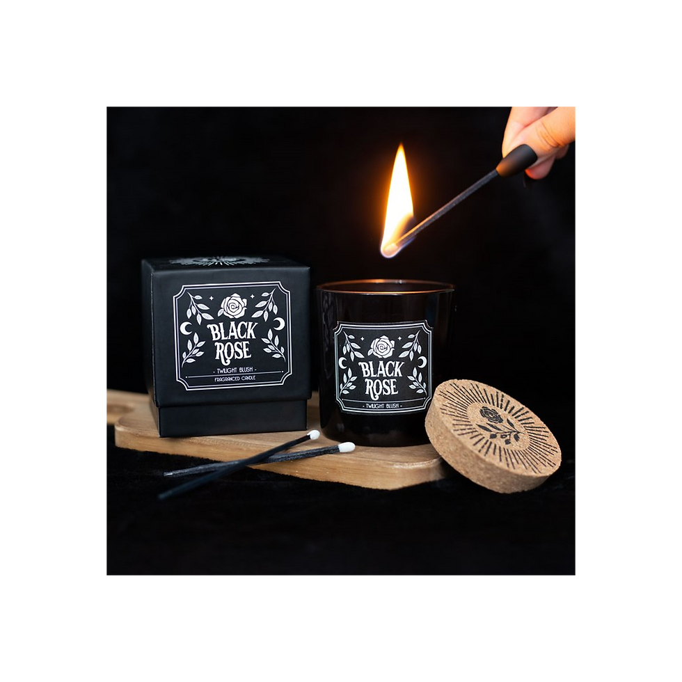 Thumbnail: Black Rose Twilight Blush Candle