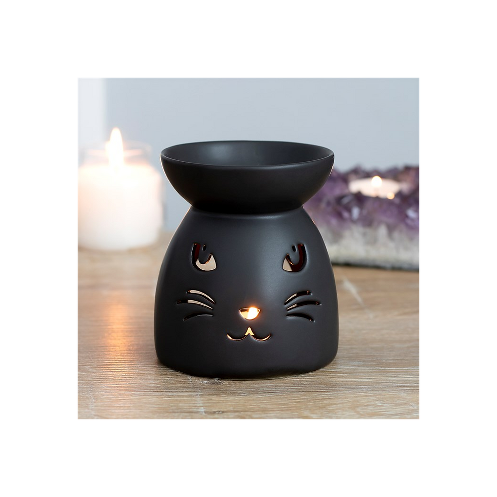 Thumbnail: Black Cat Cut Out Oil Burner and Wax Warmer 