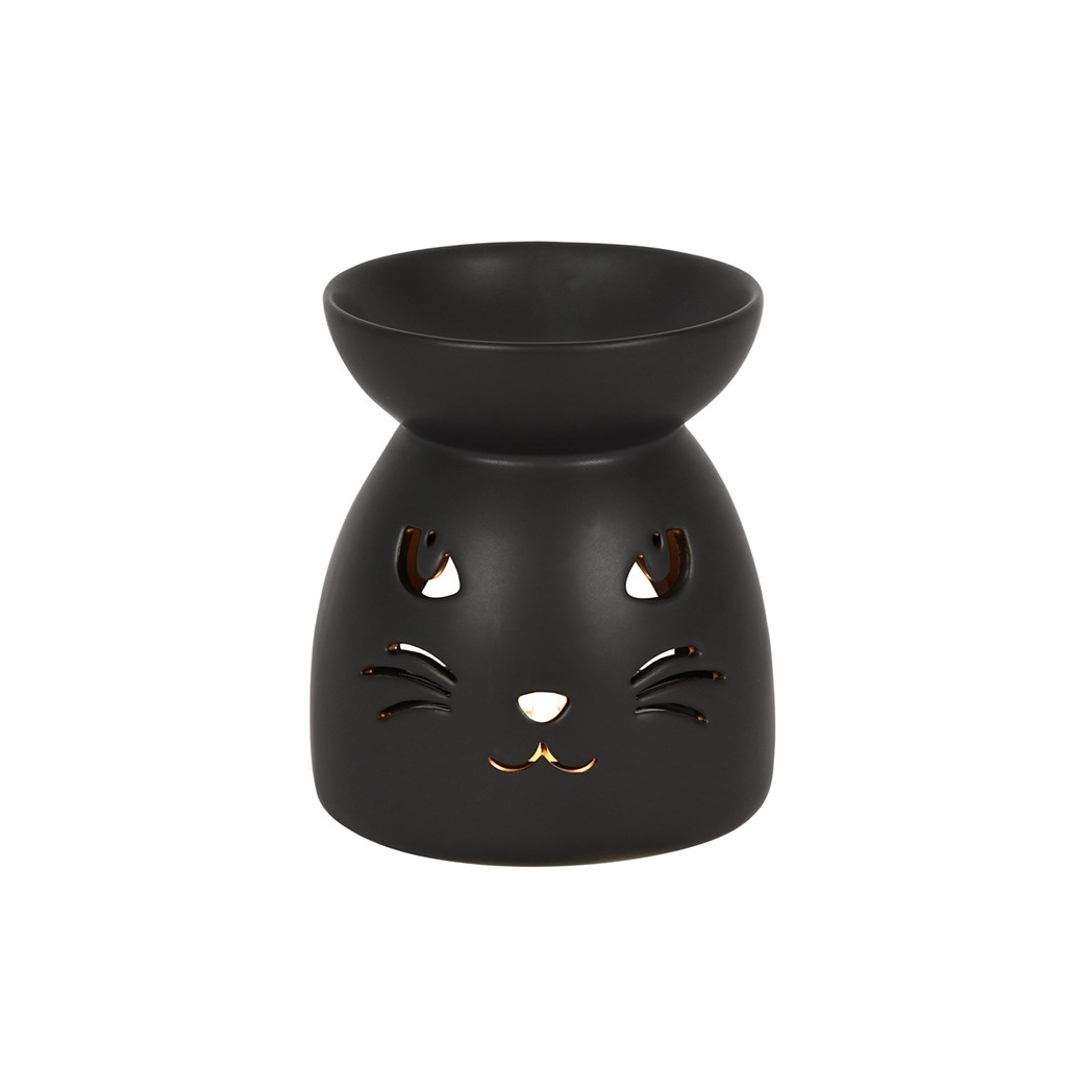 Black Cat Cut Out Oil Burner and Wax Warmer